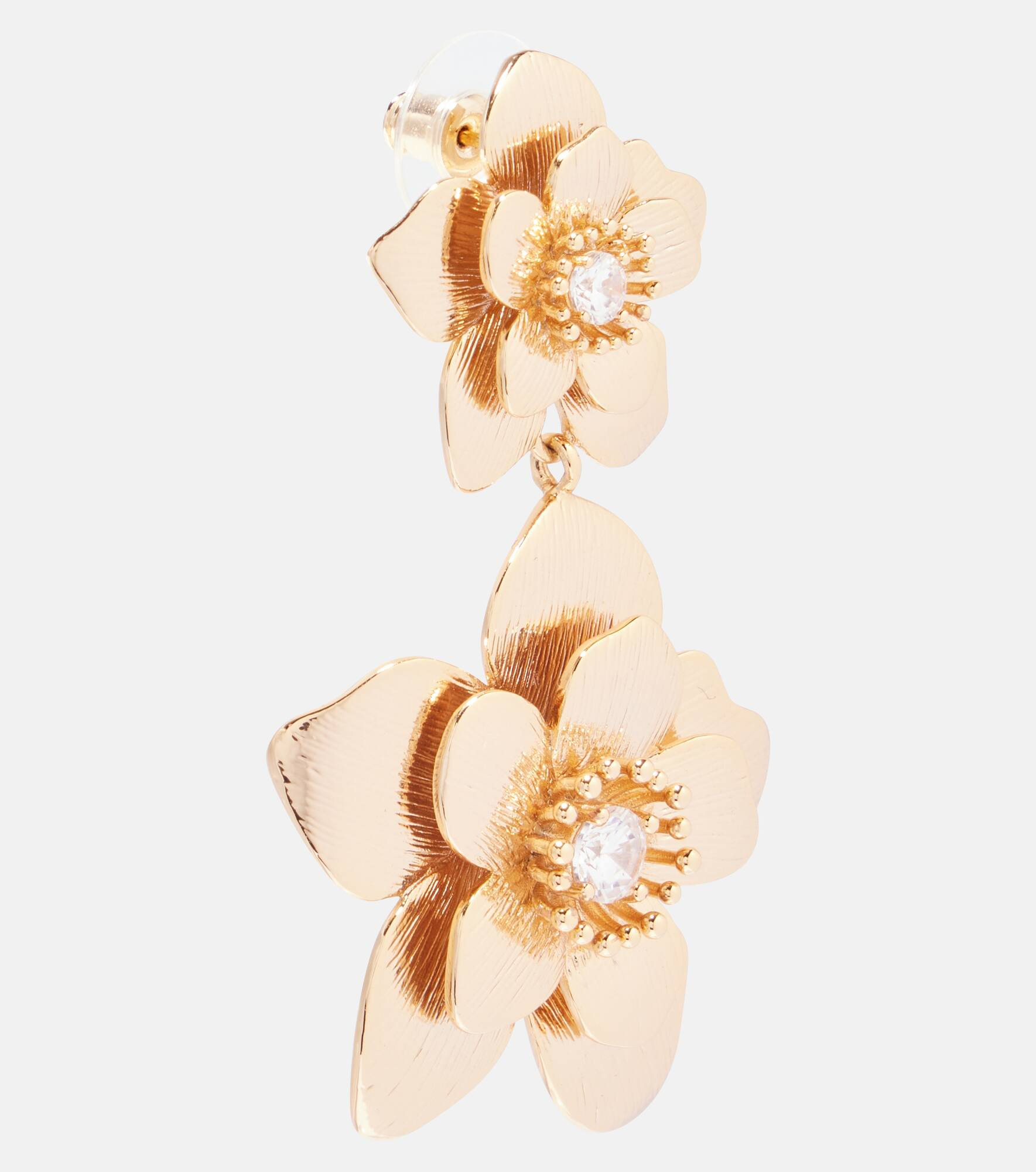 Flower drop earrings - 2