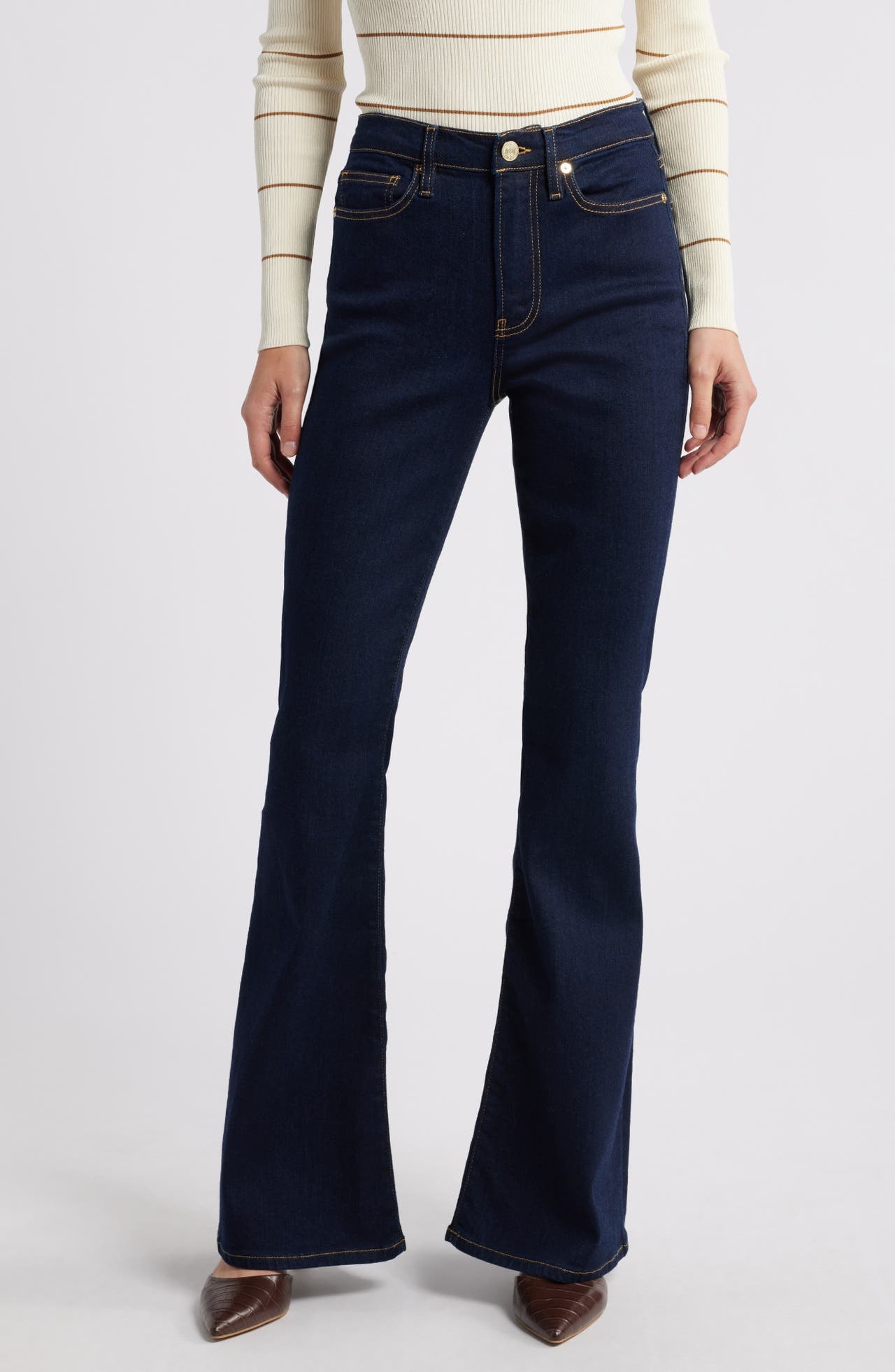 FRAME Le High Flare Jeans in Stargirl at Nordstrom - 1