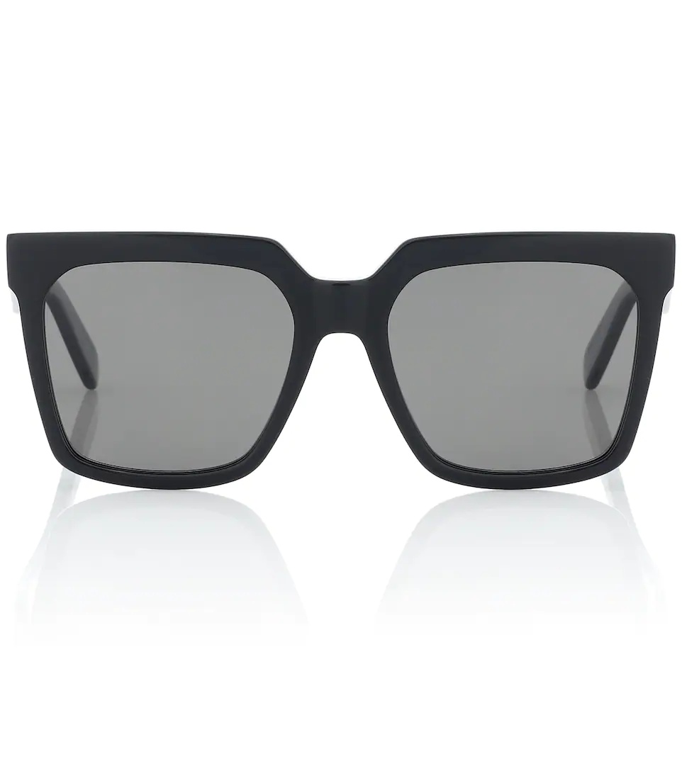 Square acetate sunglasses - 1