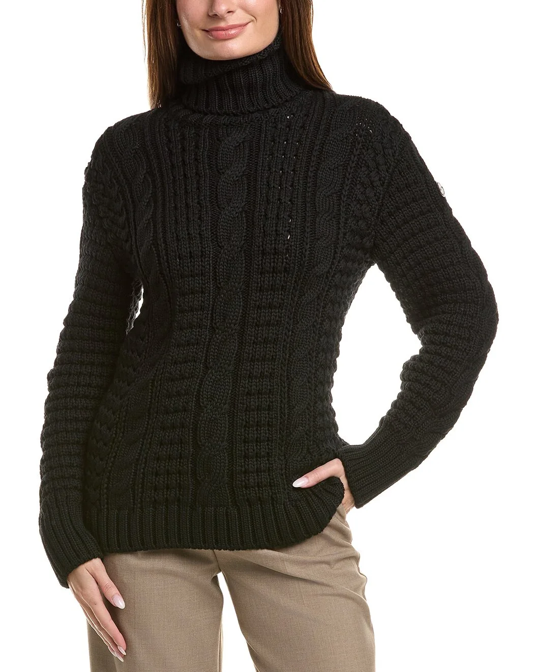 Moncler Wool Knit Turtleneck Sweater - 1