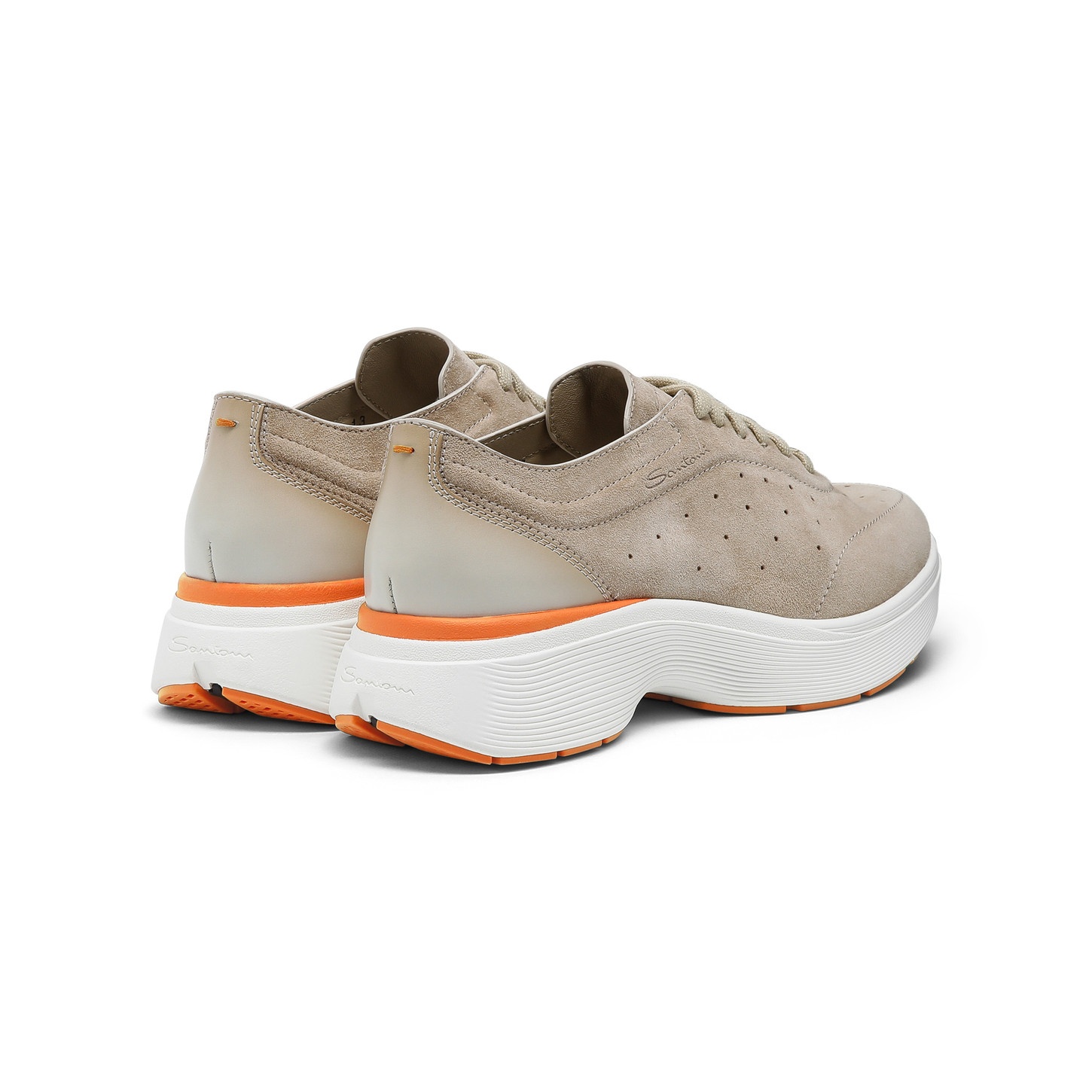 Women's beige suede Bounce sneaker - 4