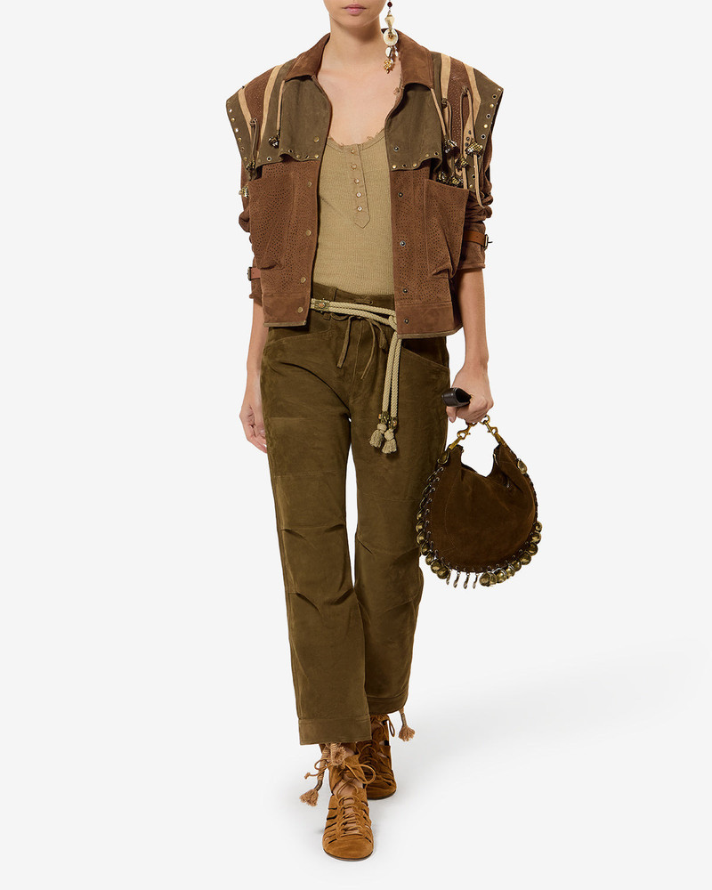 Isabel Marant KAYAE LEATHER JACKET outlook