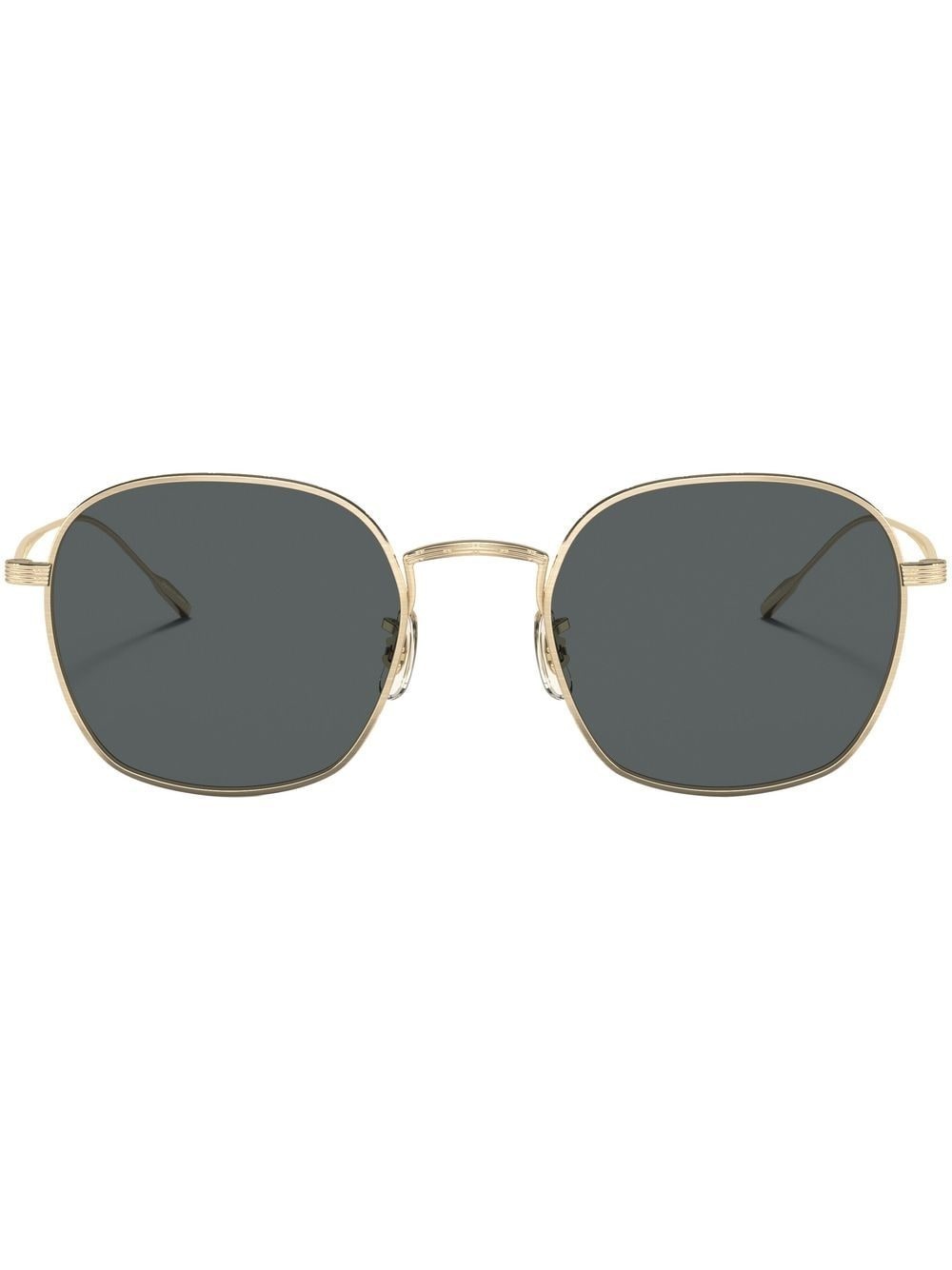 Adès square-frame titanium sunglasses - 1