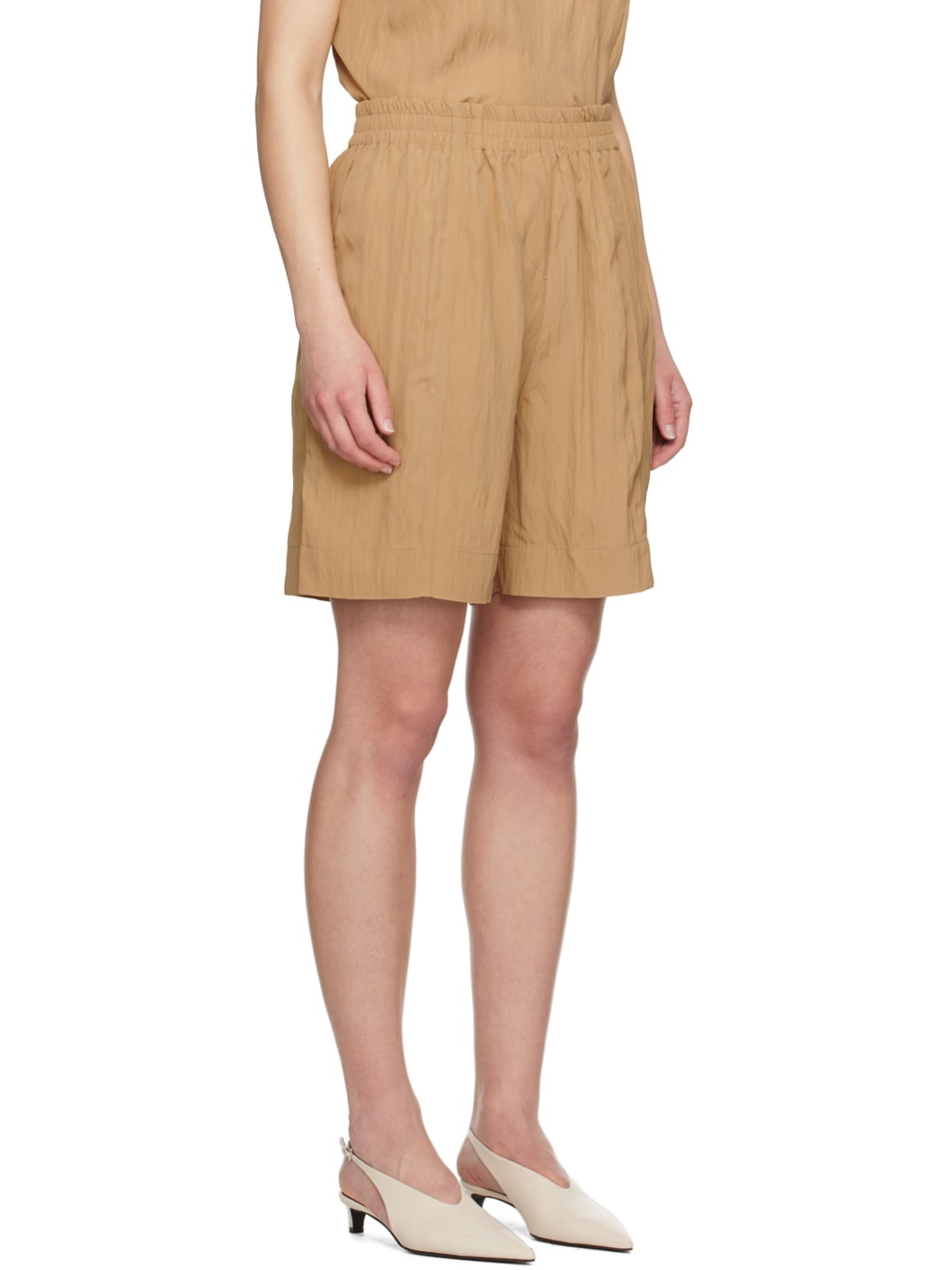 Beige Emery Shorts - 2