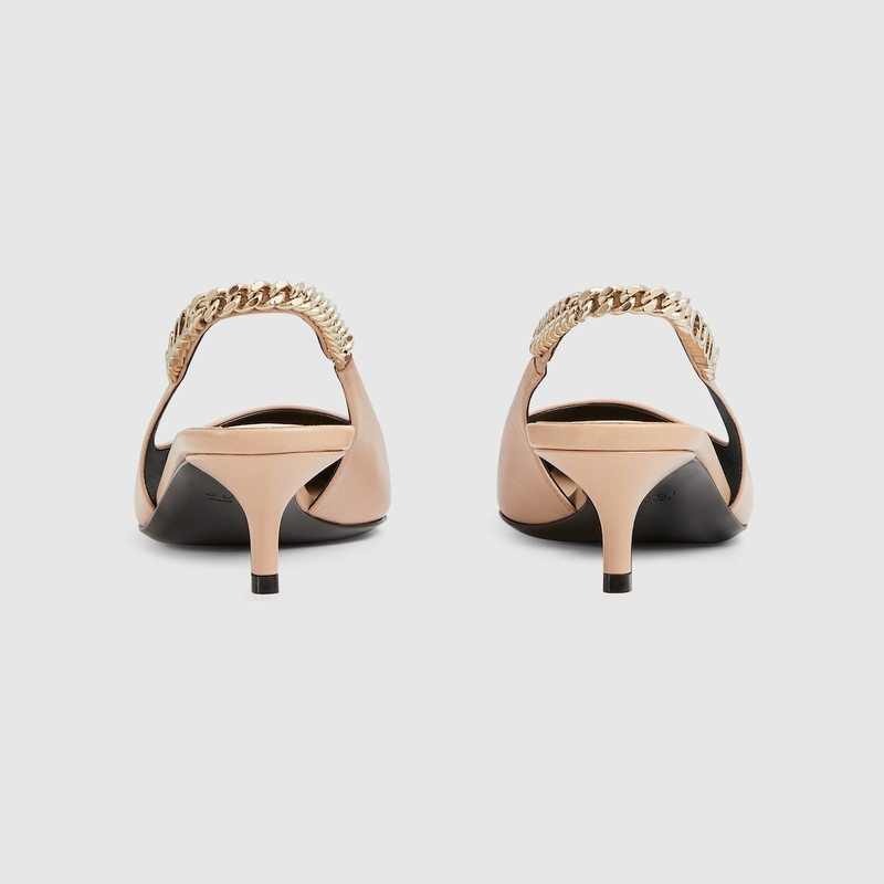 GUCCI Gucci Signoria slingback pump outlook