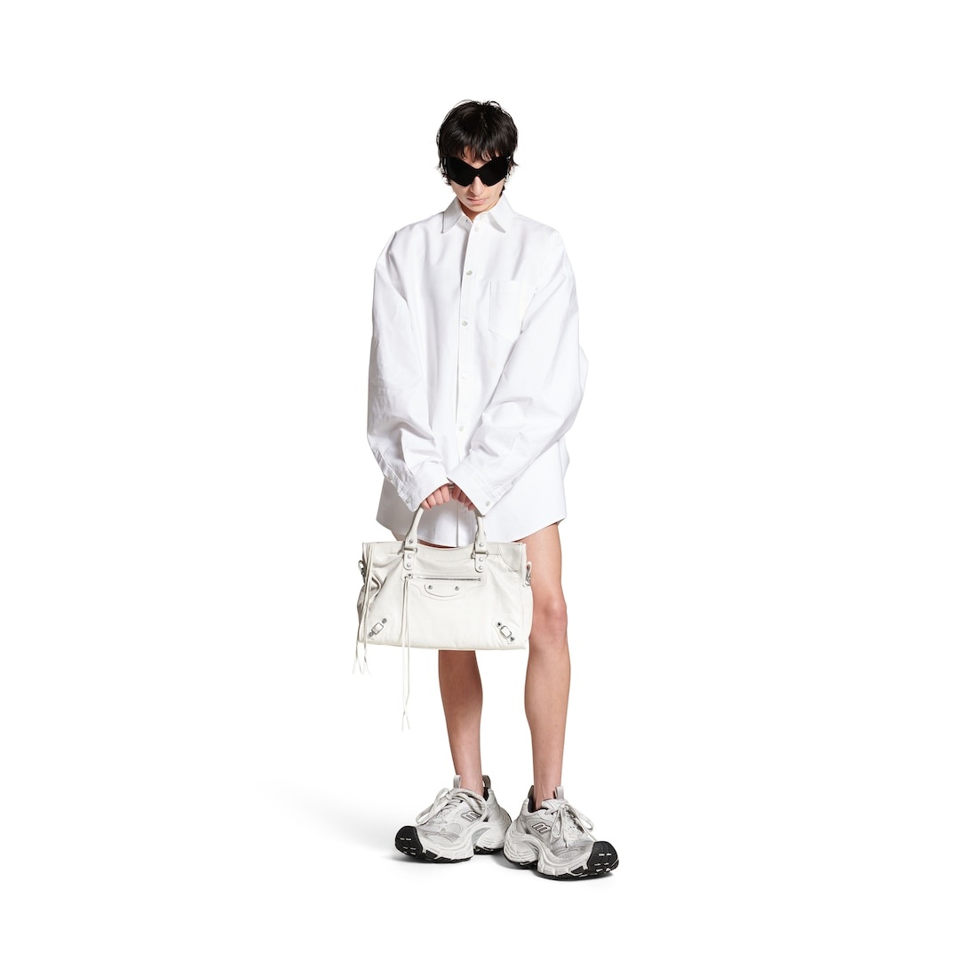 Le City Medium Bag  in White - 8
