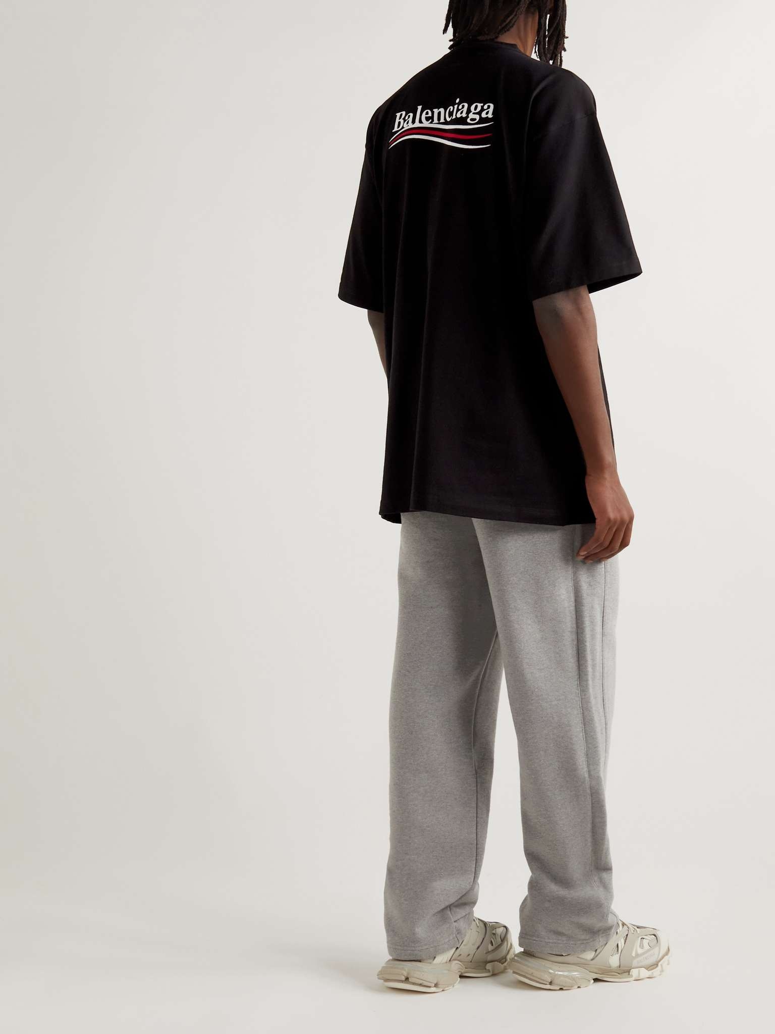 Oversized Logo-Embroidered Cotton-Jersey T-Shirt - 2