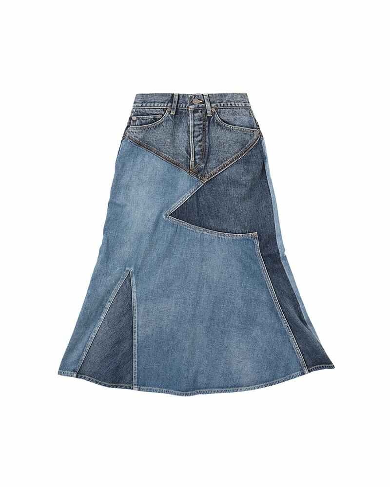 SOCIAL SCULPTURESS P.W. SKIRT DMGD - 1