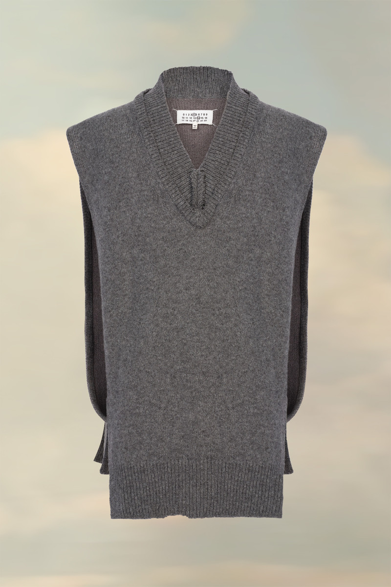 Layered Knit Vest 1