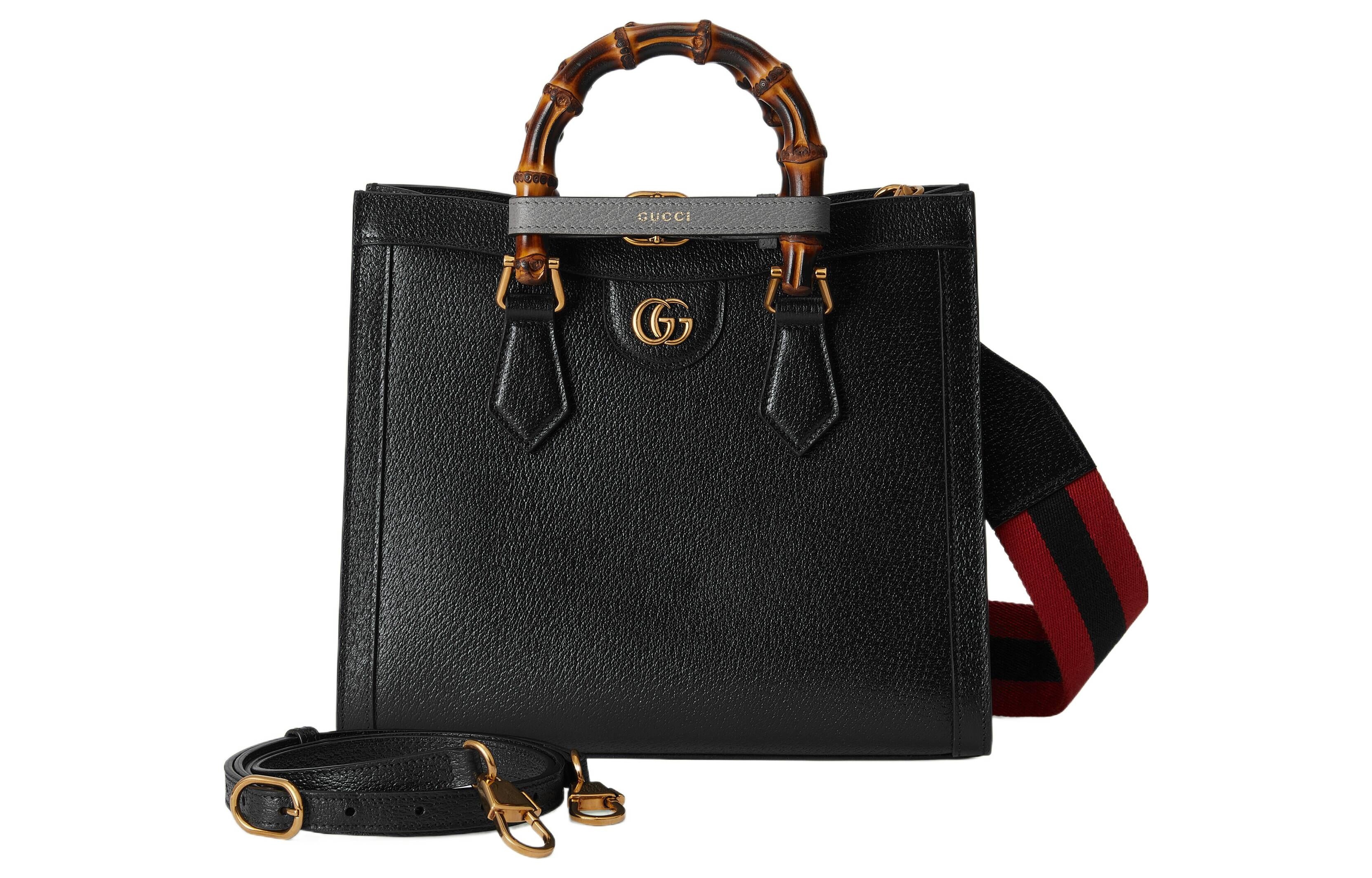 (WMNS) Gucci Diana Small Tote Bag 'Black' 702721-U3ZDT-1260 - 7