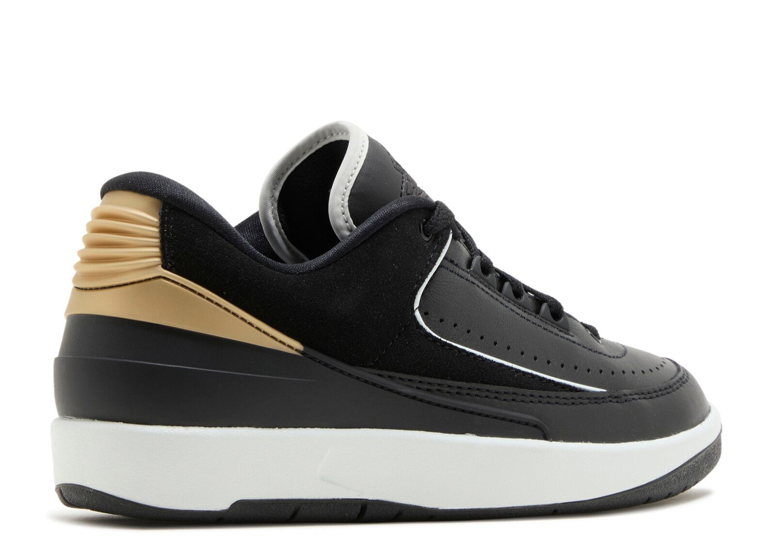 WMNS JORDAN 2 RETRO LOW 'BLACK METALLIC GOLD' - 3