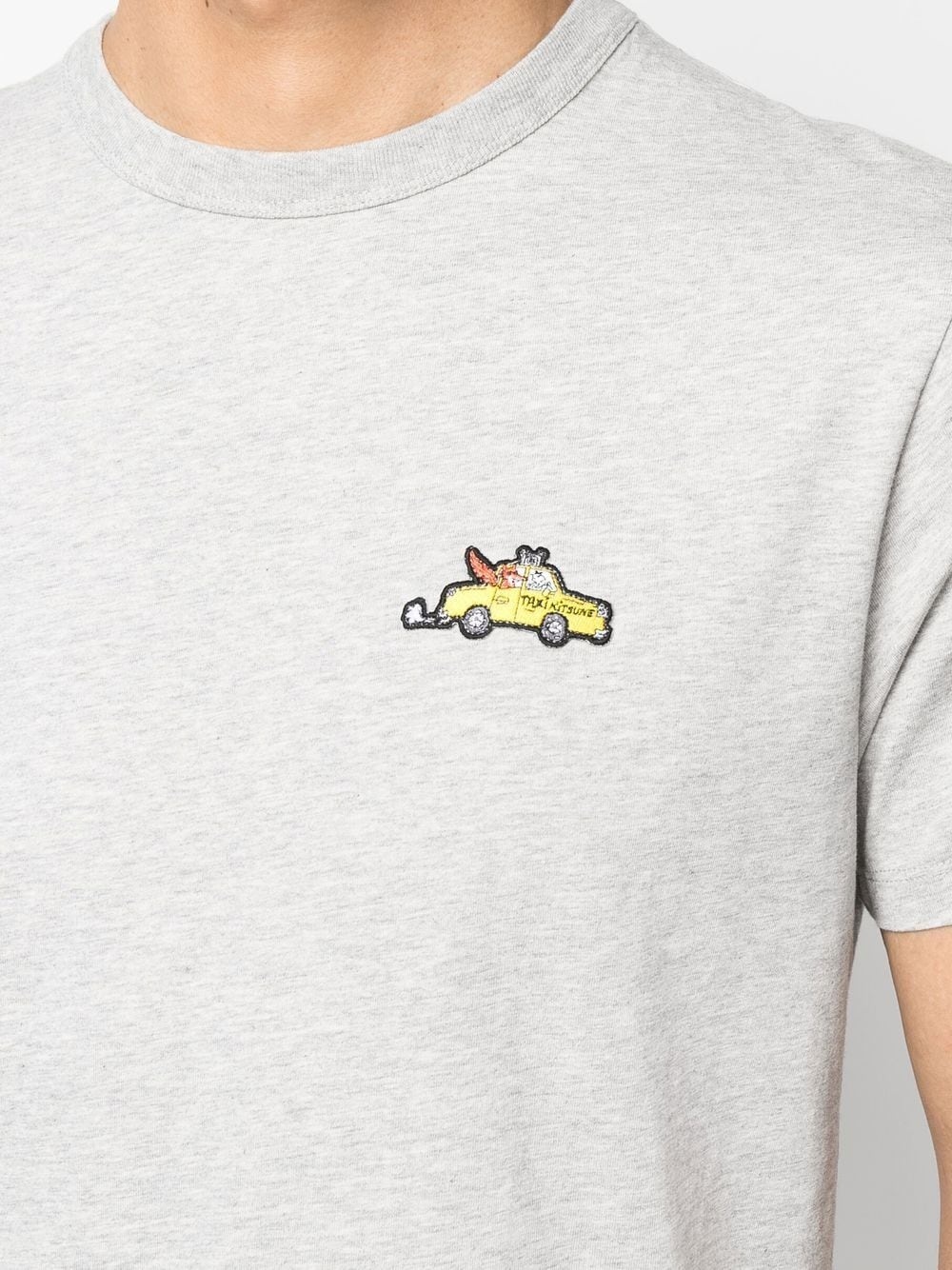 Taxi-patch crewneck T-shirt - 5