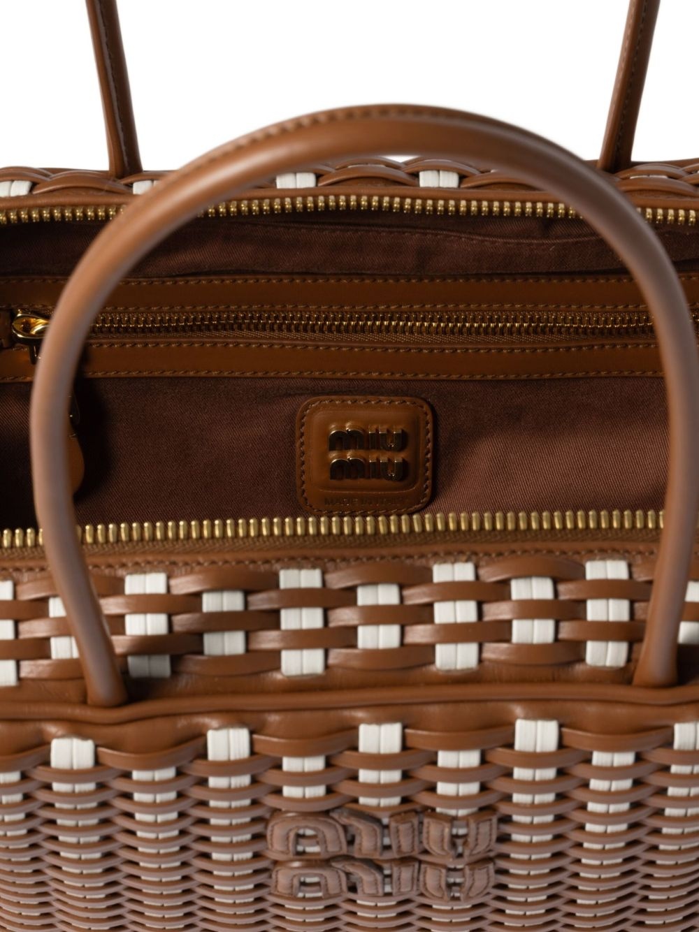 Bea woven-effect tote bag - 5