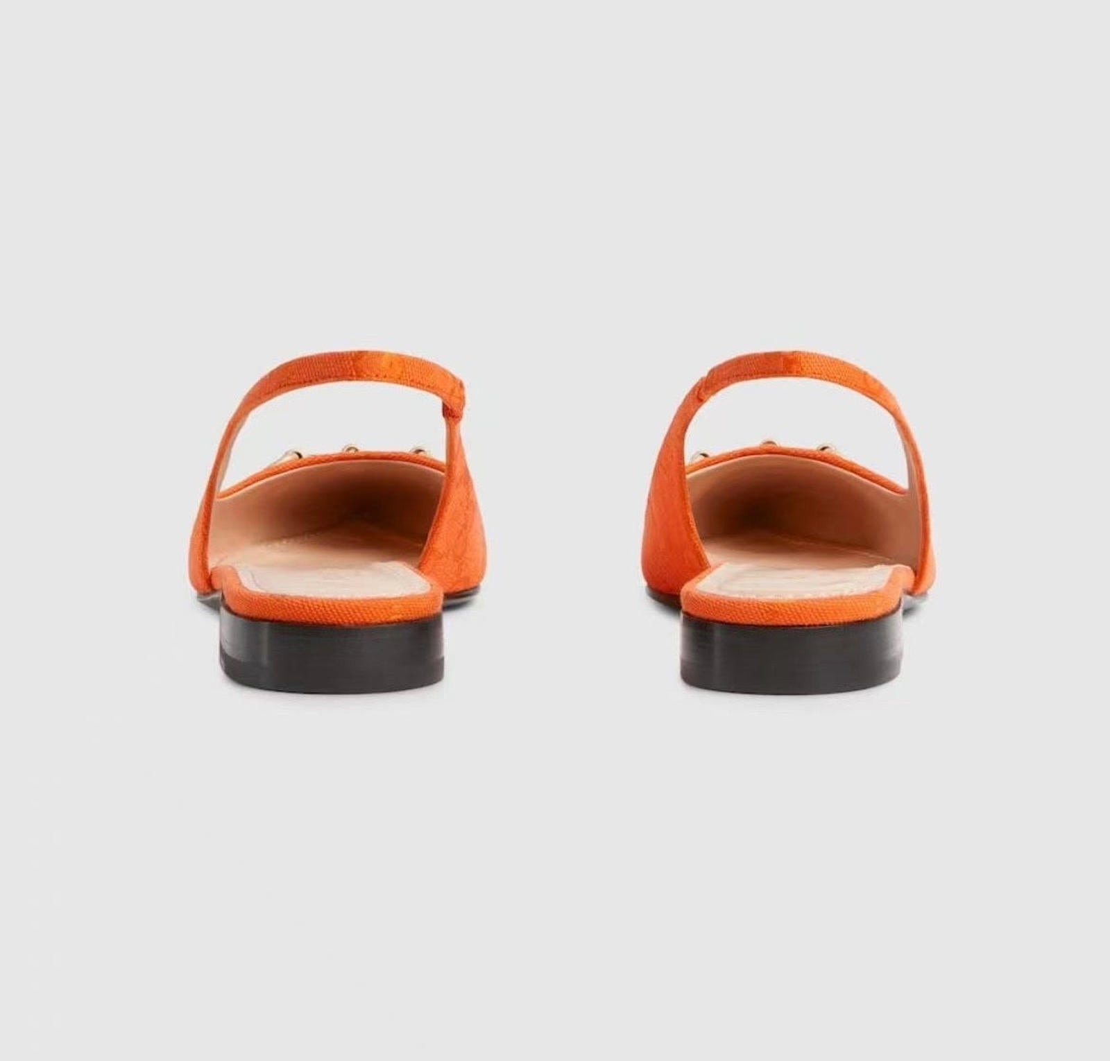 Gucci Horsebit GG Slingback Ballets - 2