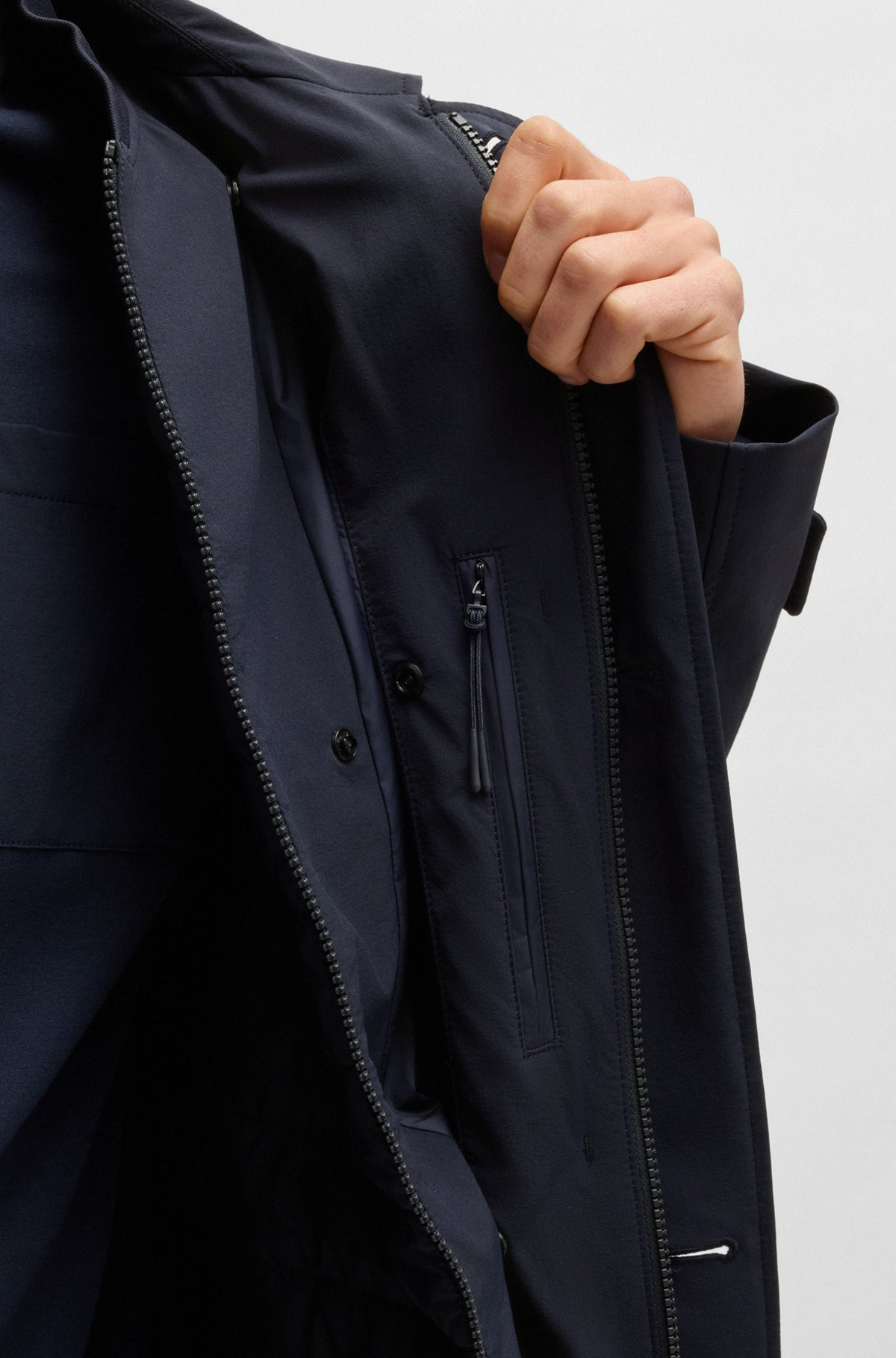 TRAVEL-FRIENDLY STRETCH-SOFTSHELL COAT WITH DETACHABLE INNER GILET - 6
