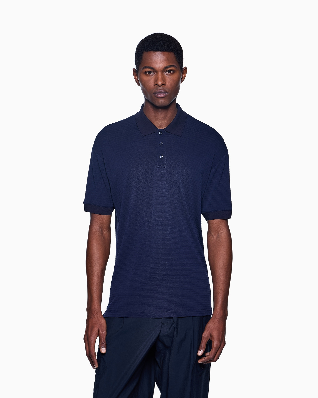 EMBROIDERED VISCOSE POLO SHIRT - 4