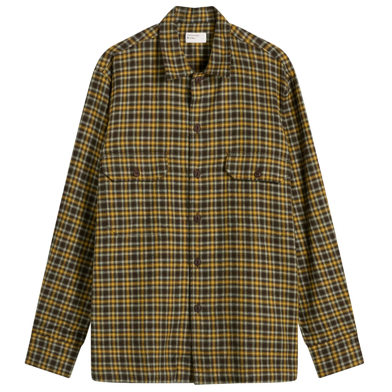 Universal Works Bang Check Utility Overshirt - 1