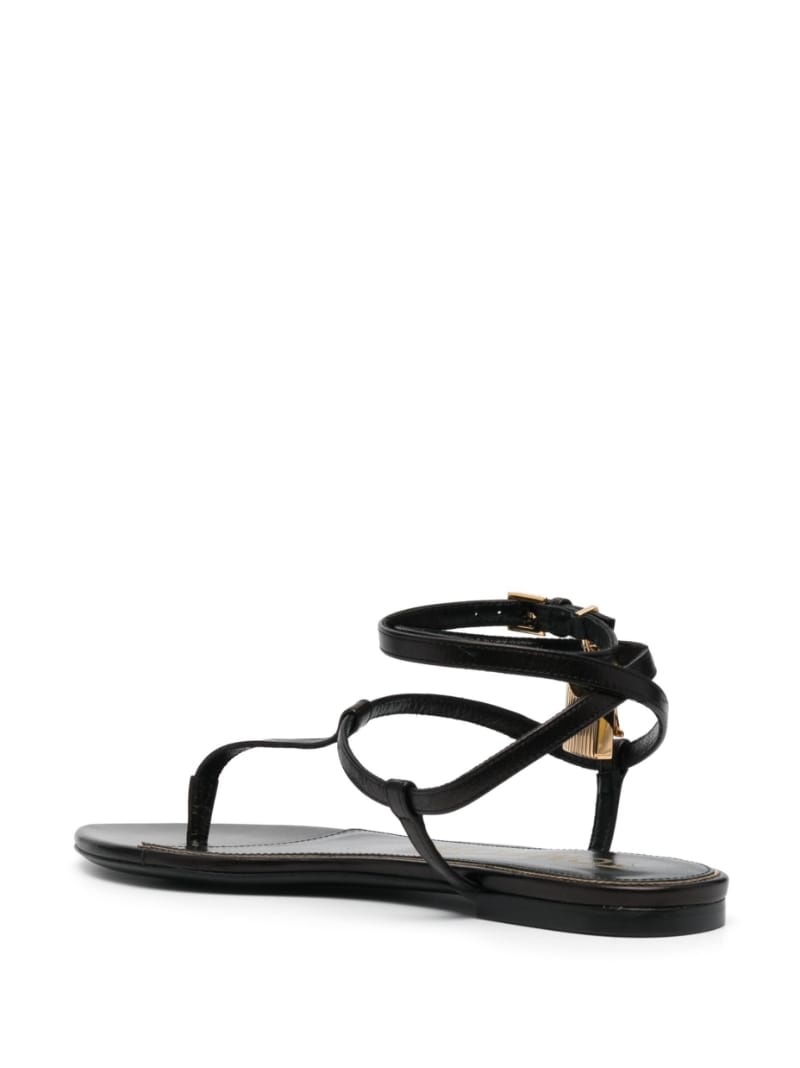 Padlock flat sandals - 3
