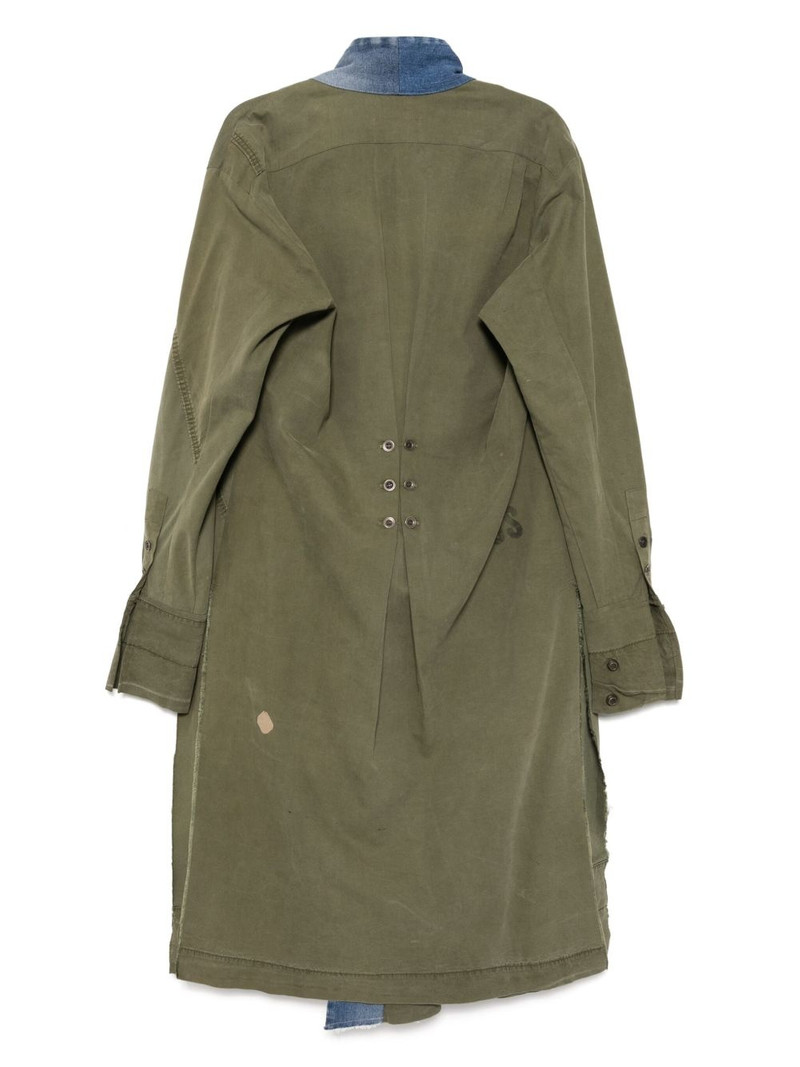 Greg Lauren panelled coat outlook