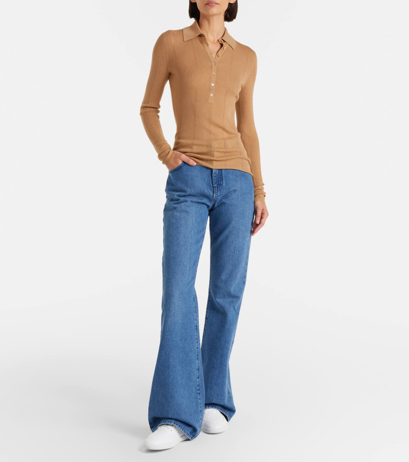 GABRIELA HEARST Sophia wool polo sweater outlook