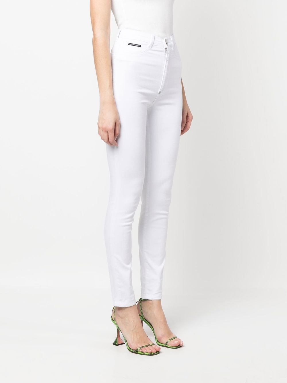 high-rise skinny-cut jeans - 3