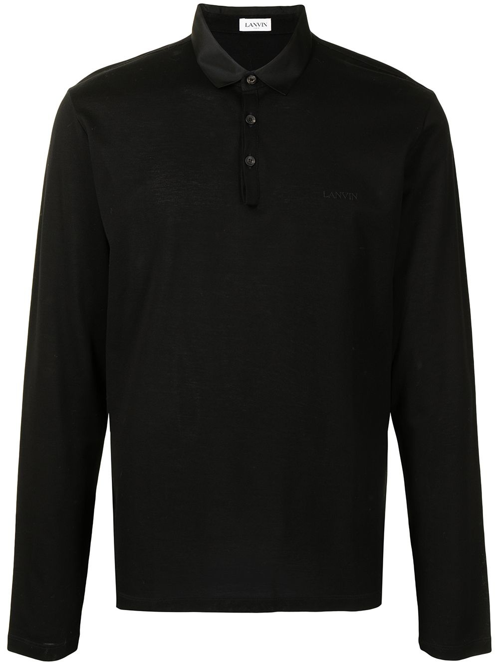 long-sleeve polo shirt - 1