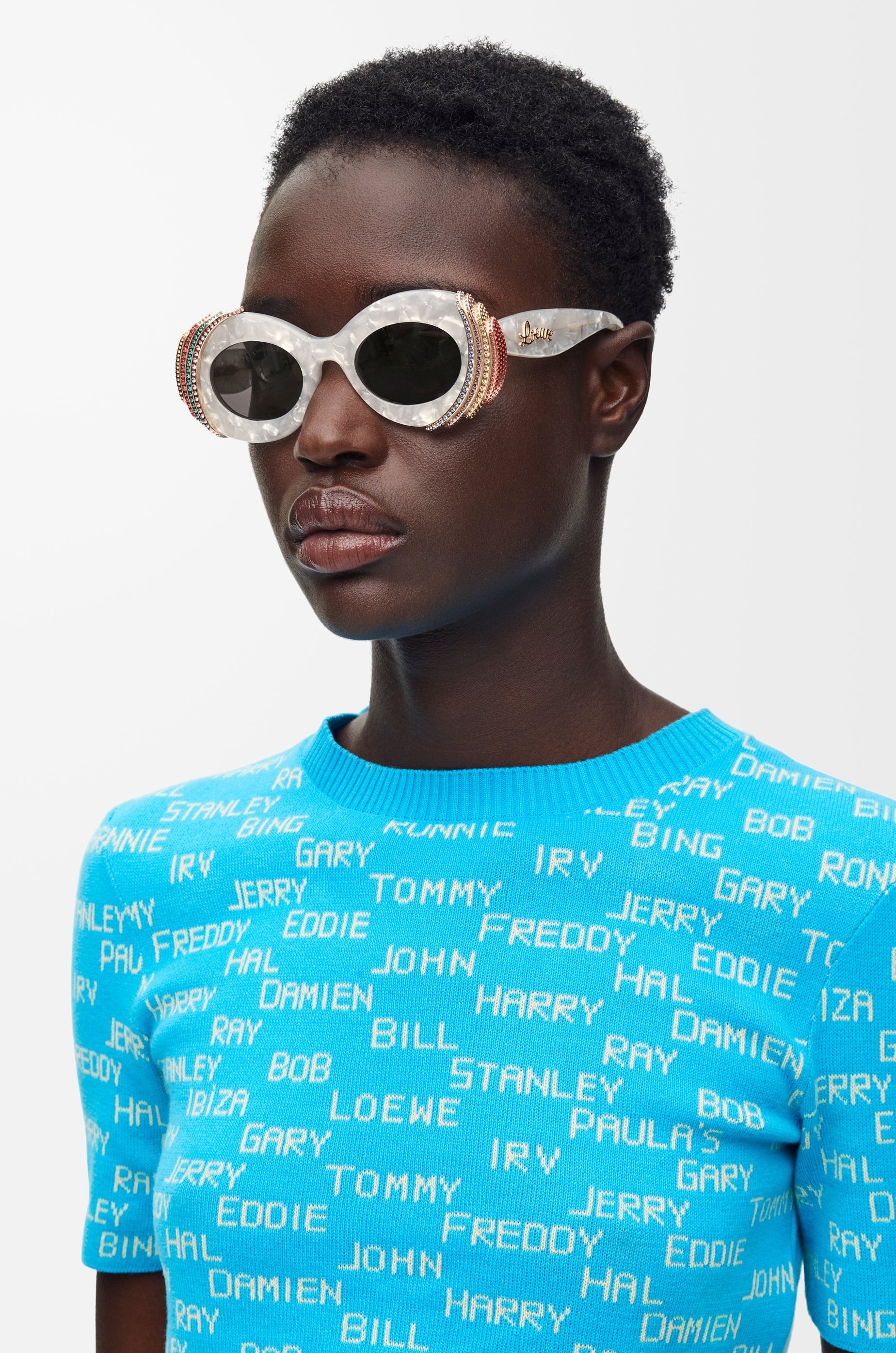 Pavé Oval sunglasses - 3