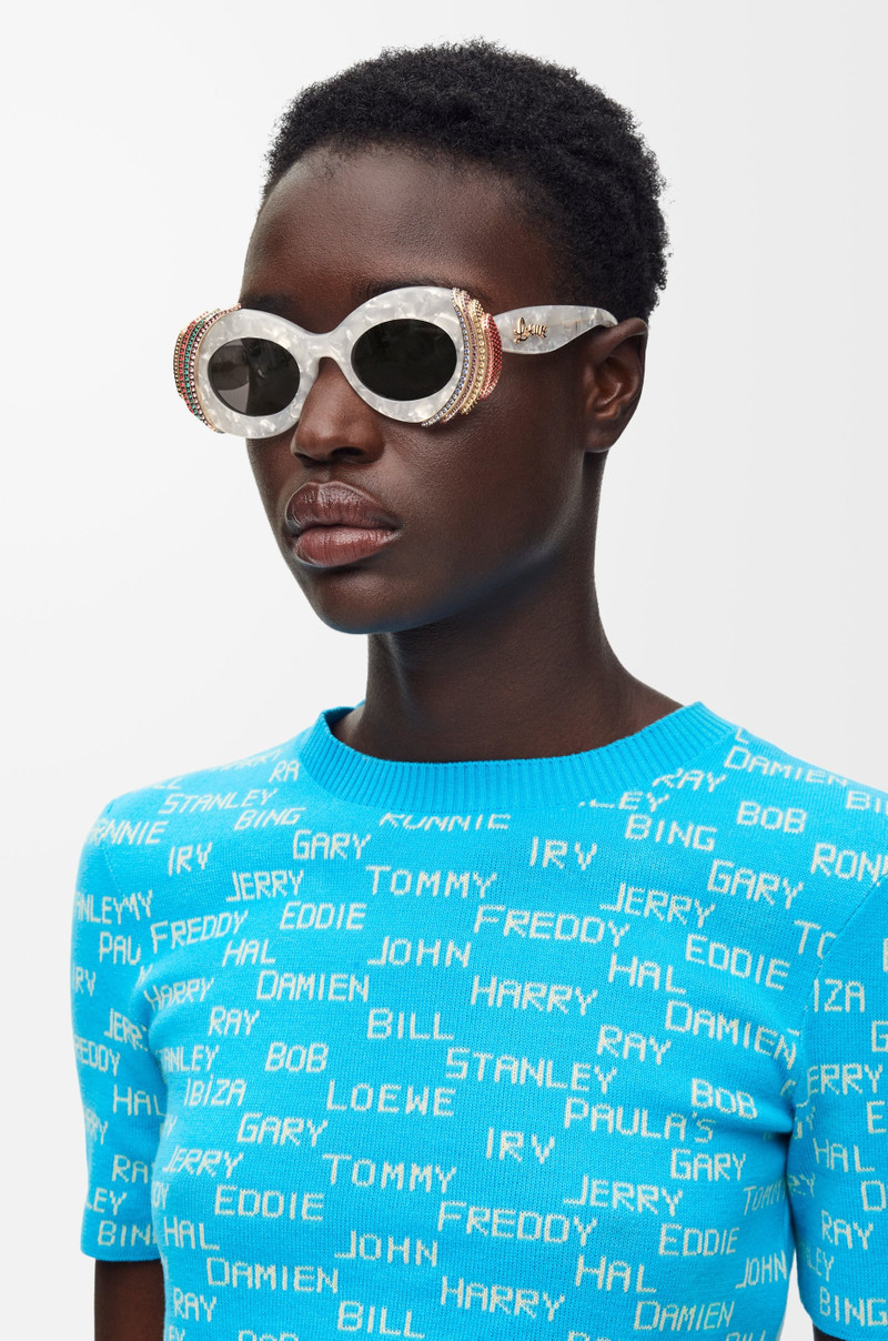 Pavé Oval sunglasses 3