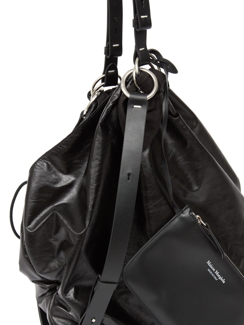 leather tote bag - 6