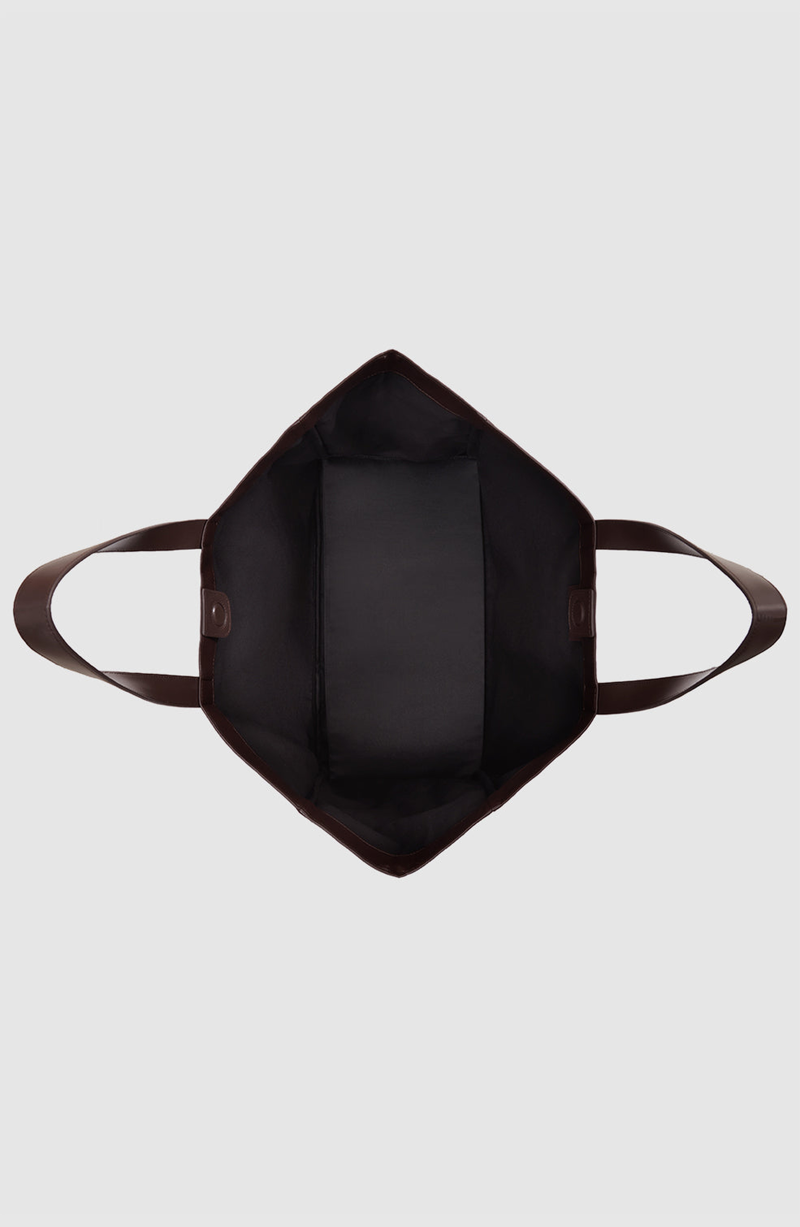 ANINE BING Rio Large Recycled Leather Tote in Dark Brown at Nordstrom - 3