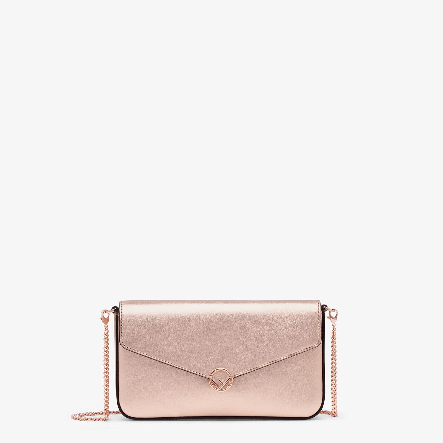 Pink leather mini-bag - 1