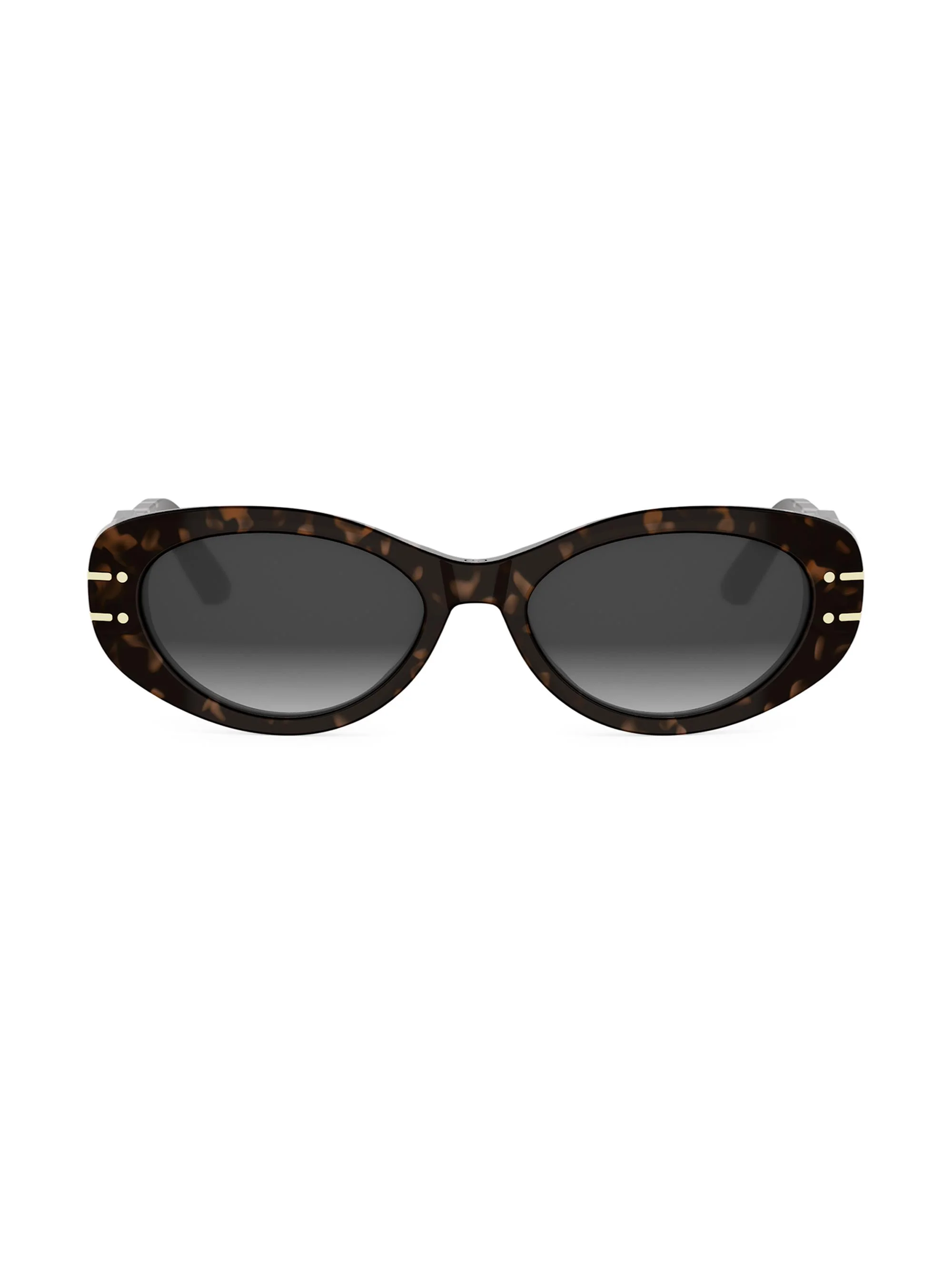 Women's DiorSignature B8U 53MM Butterfly Sunglasses - Dark Havana Gradient Smoke - 1