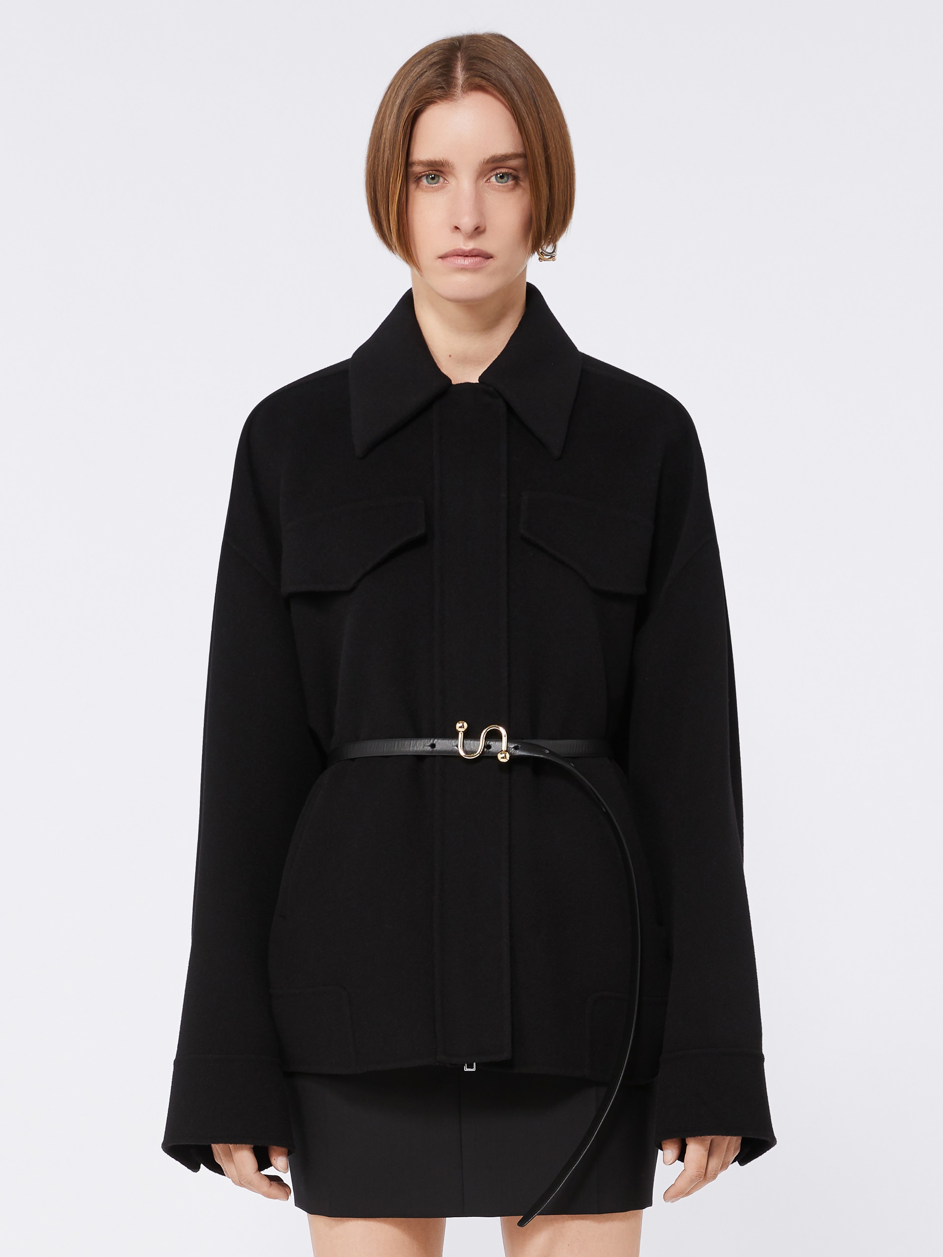 CANTORE Double-faced wool pea coat - 3