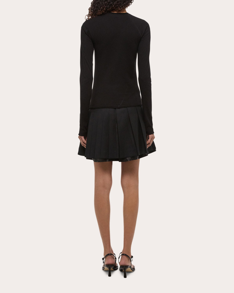 Helmut Lang Twisted Cotton Jersey Top outlook