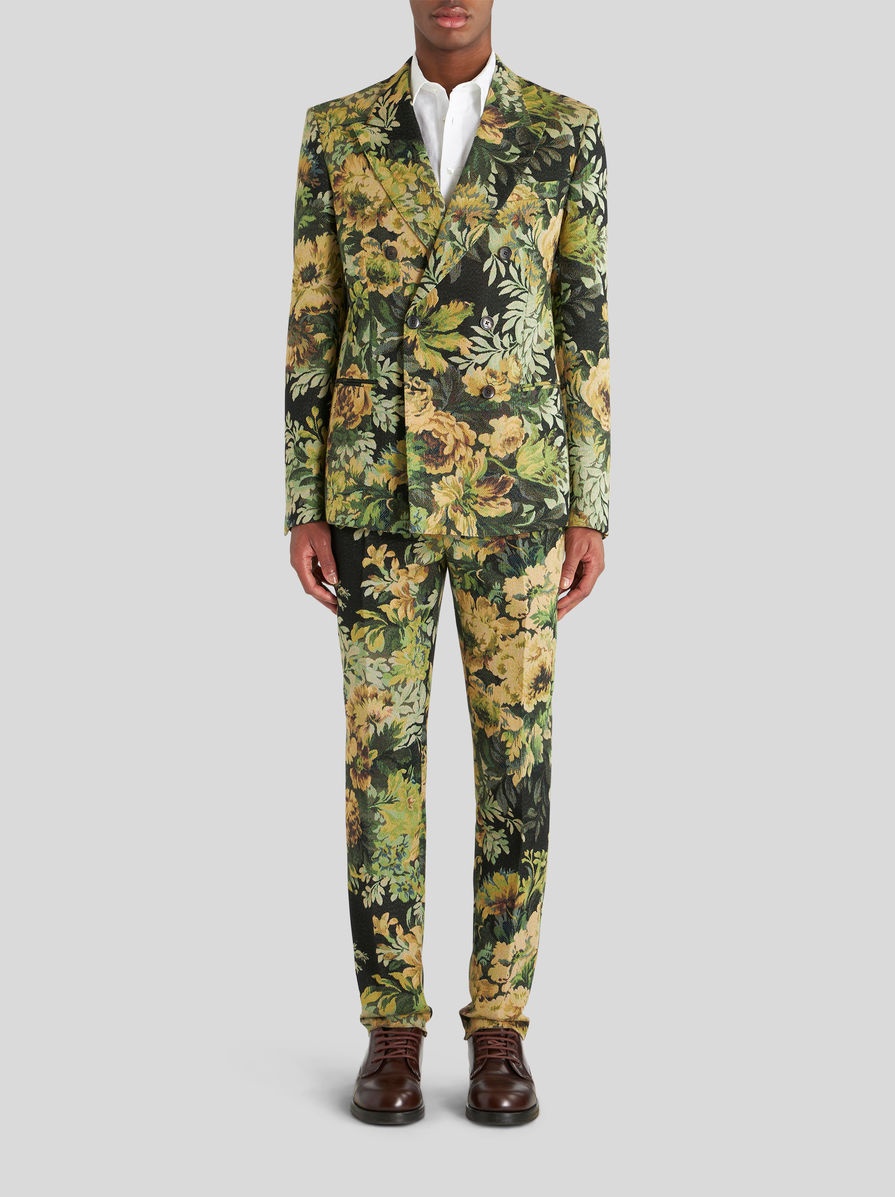 DOUBLE-BREASTED JACQUARD JACKET - 3