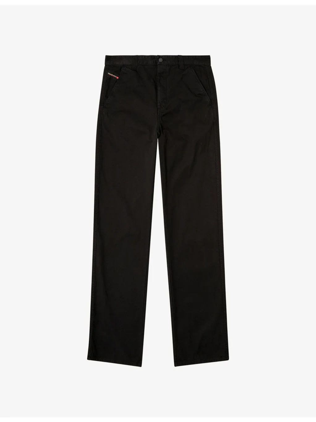 P-Hant-Chino Straight-Leg Cotton-Twill Trousers - 1