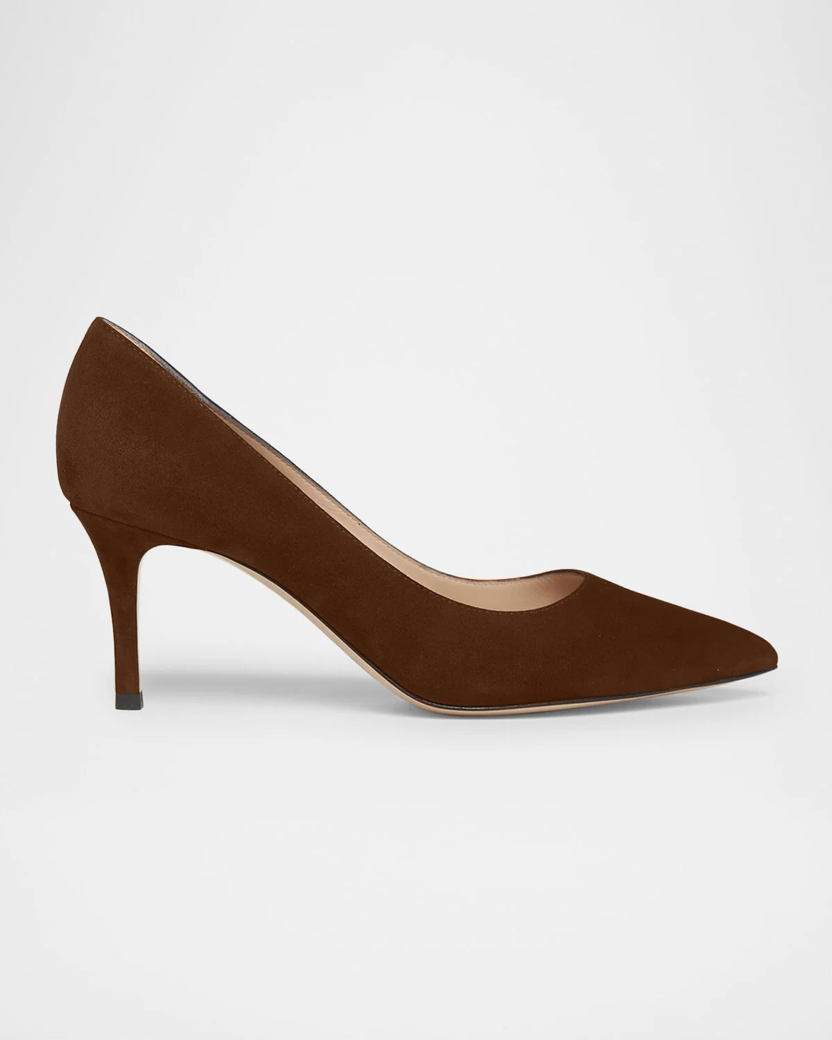 Suede Stiletto Classic Pumps - 1