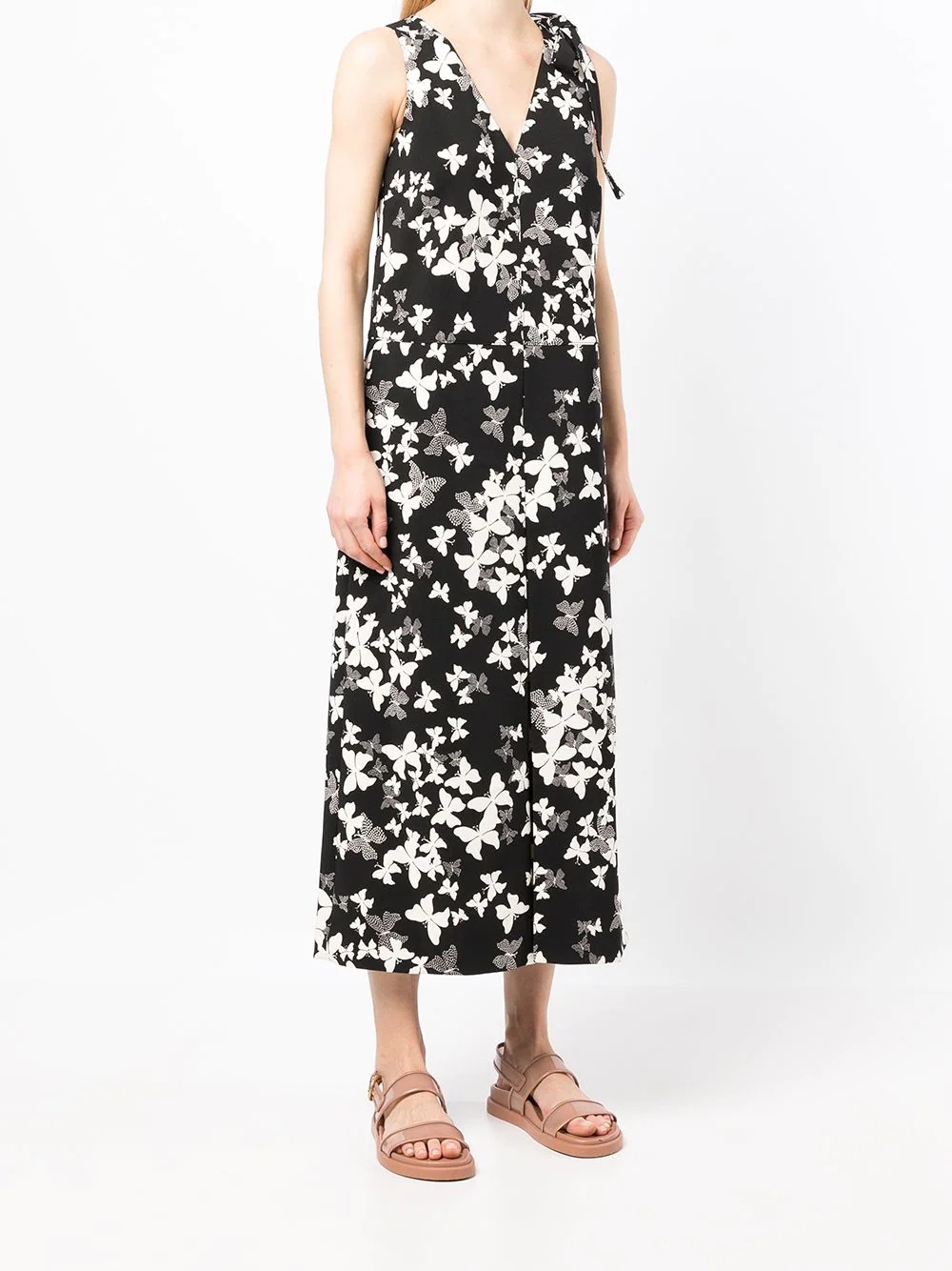 butterfly-print jumpsuit - 3
