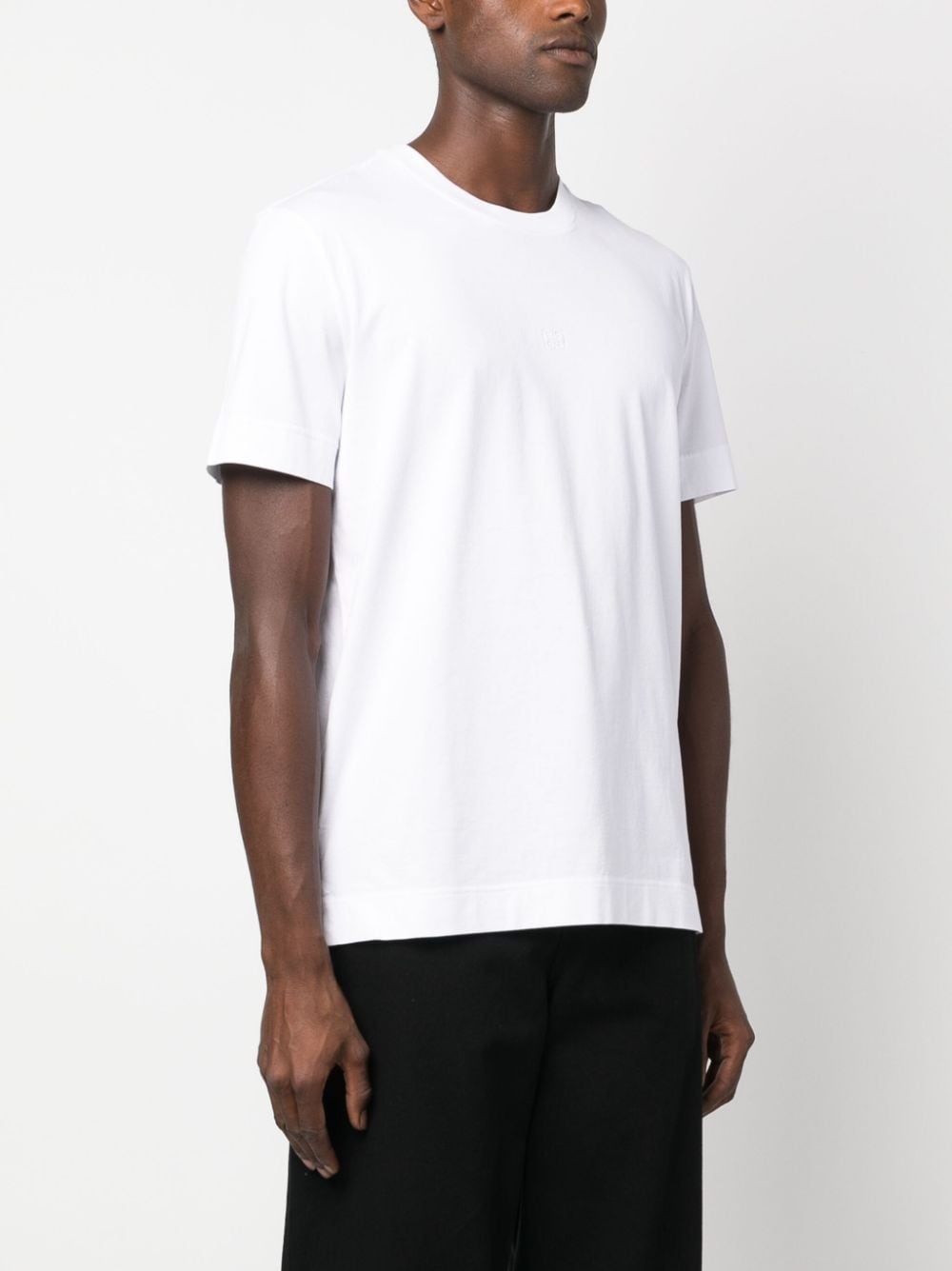 4G-embroidered cotton T-shirt - 3