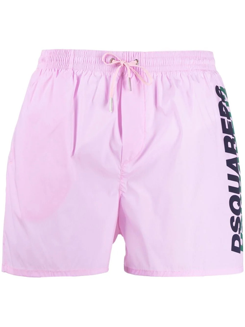 logo-print swim shorts - 1