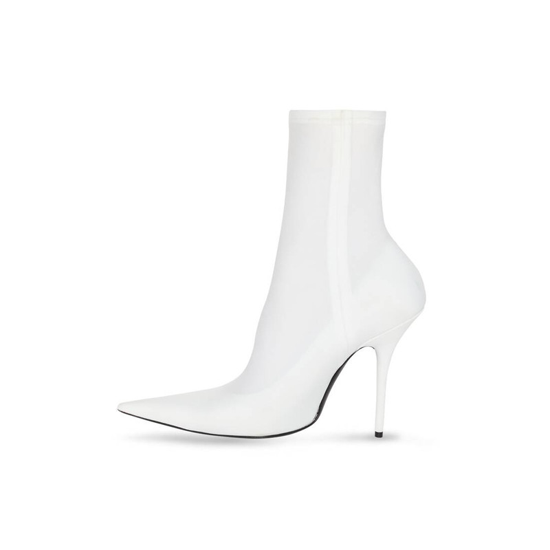 BALENCIAGA Women's Balenciaga / Adidas Knife 110mm Bootie in White outlook