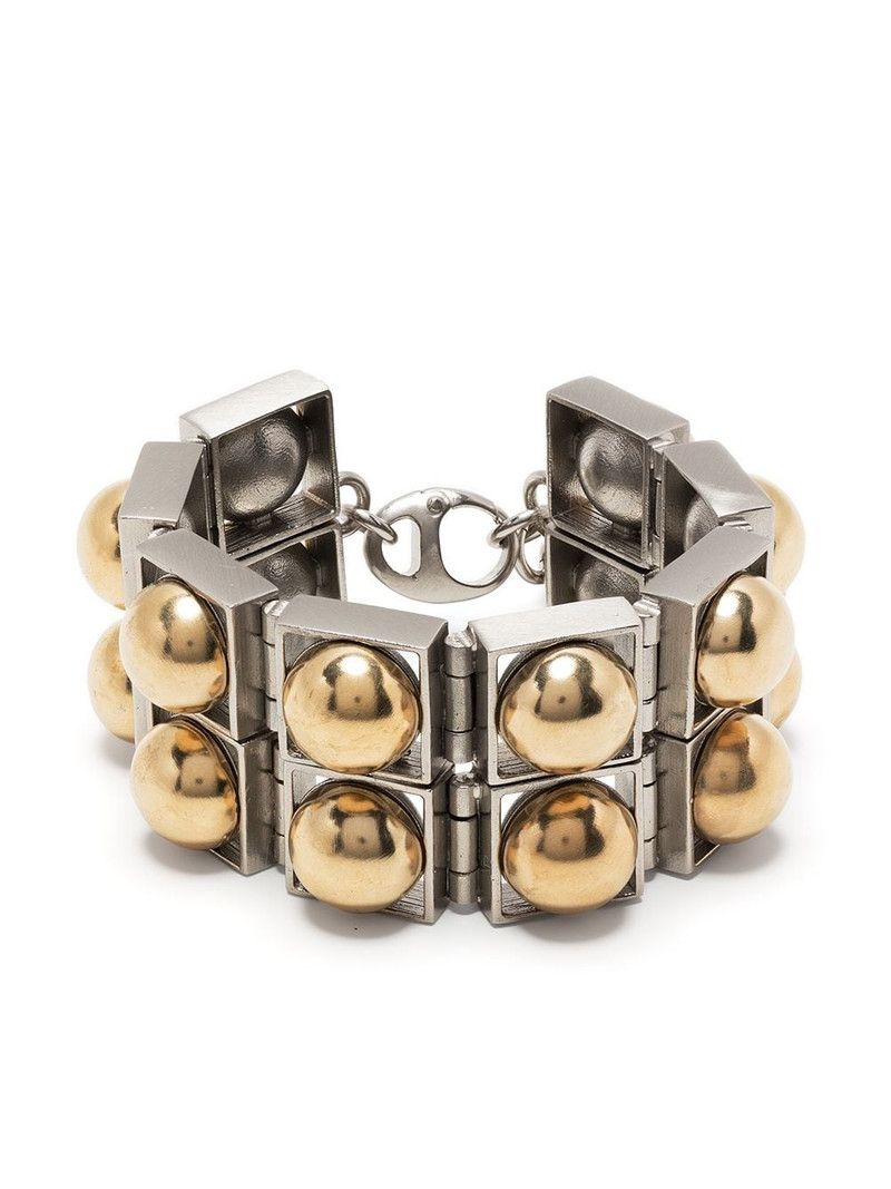 chunky chain-link bracelet 1