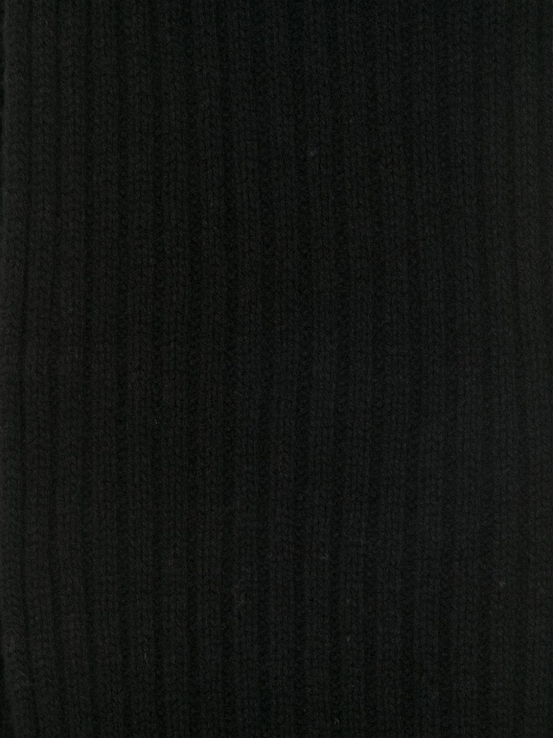 Paul & Shark logo-patch knit scarf outlook