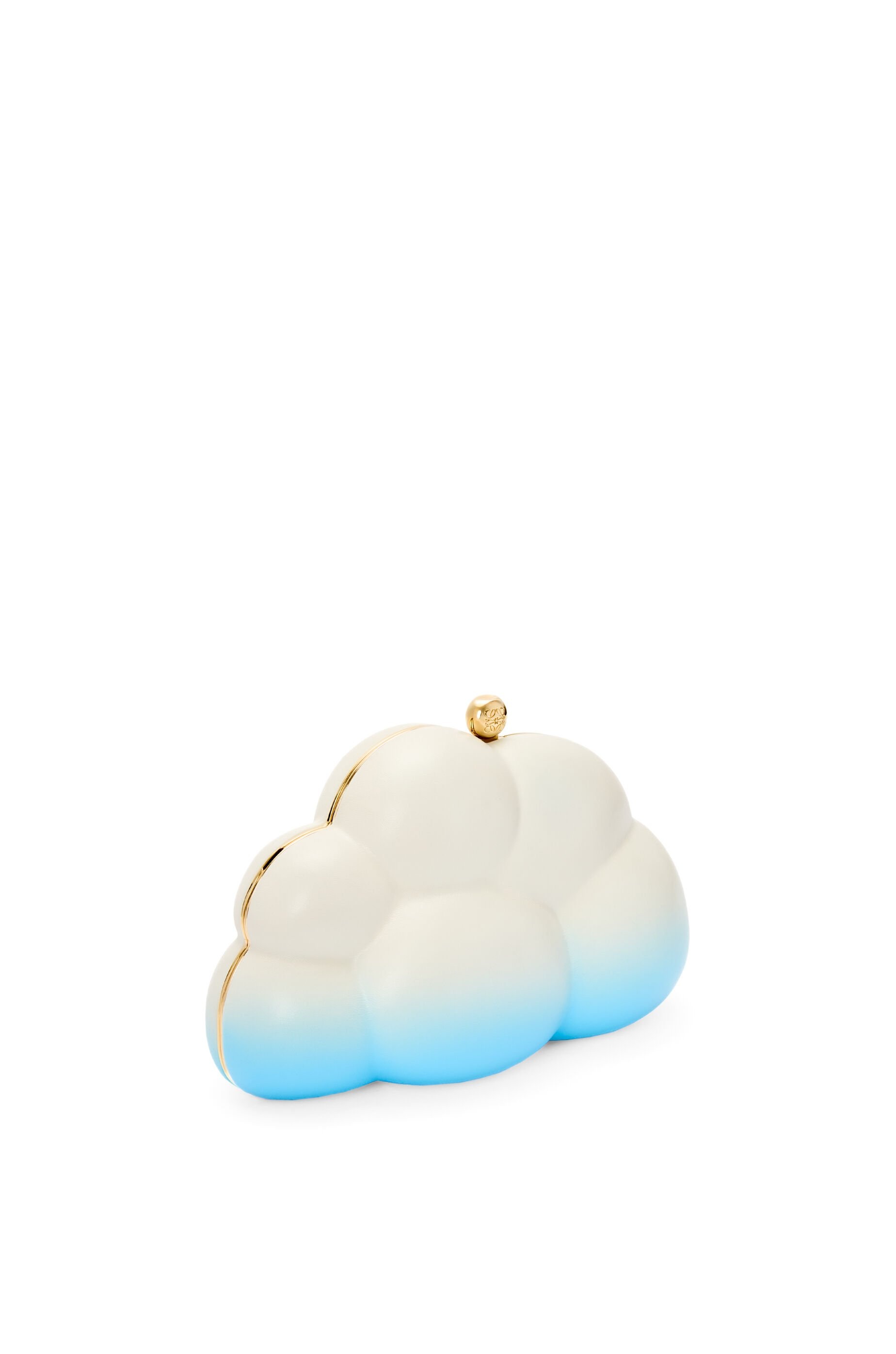 Cloud clutch in nappa lambskin - 2