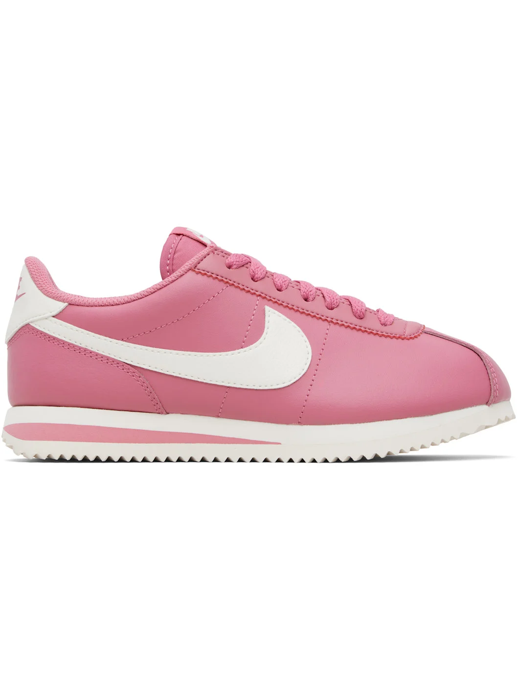 Pink Cortez Leather Sneakers - 1