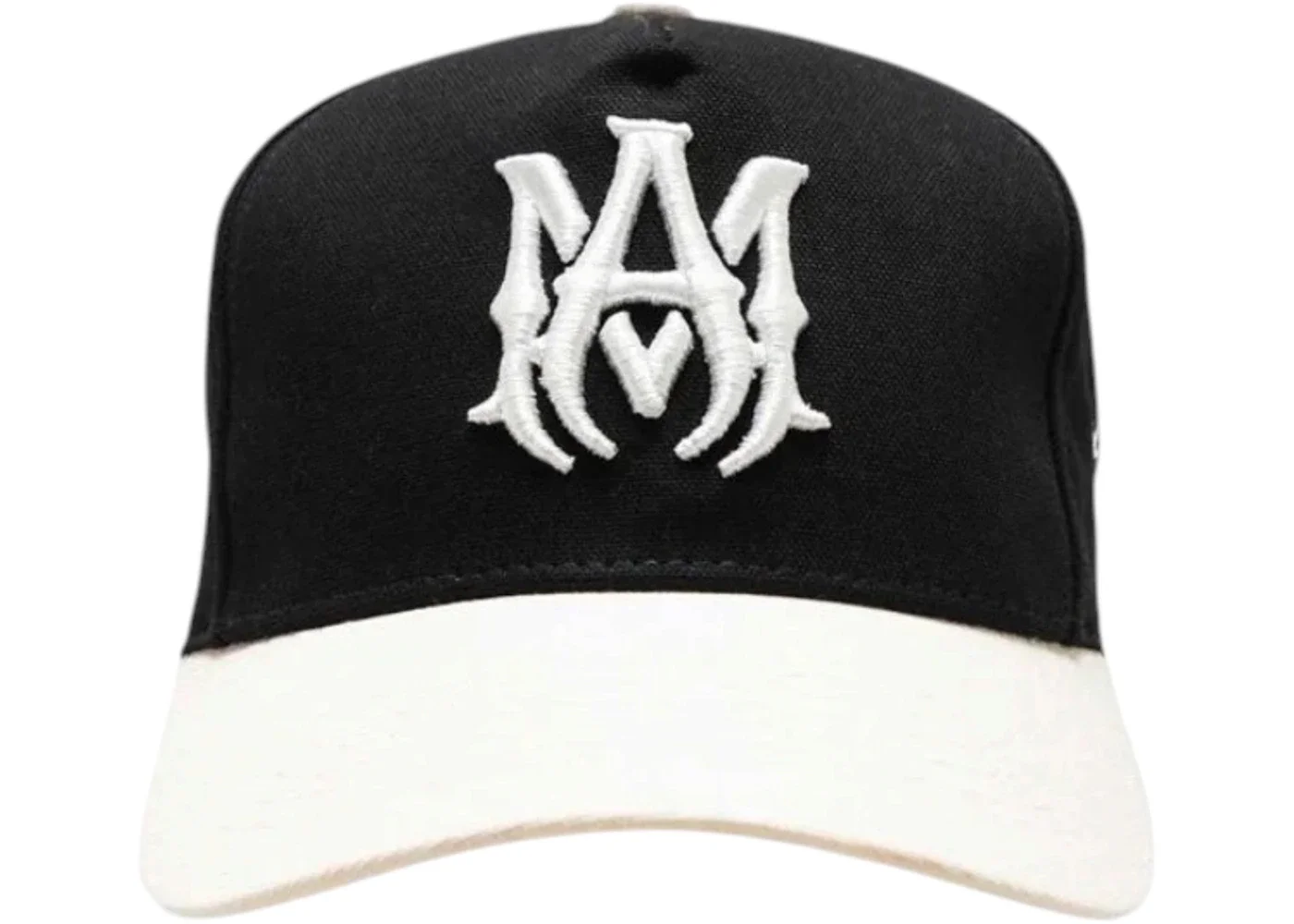 AMIRI MA Two Tone Hat Black/Alabaster - 1