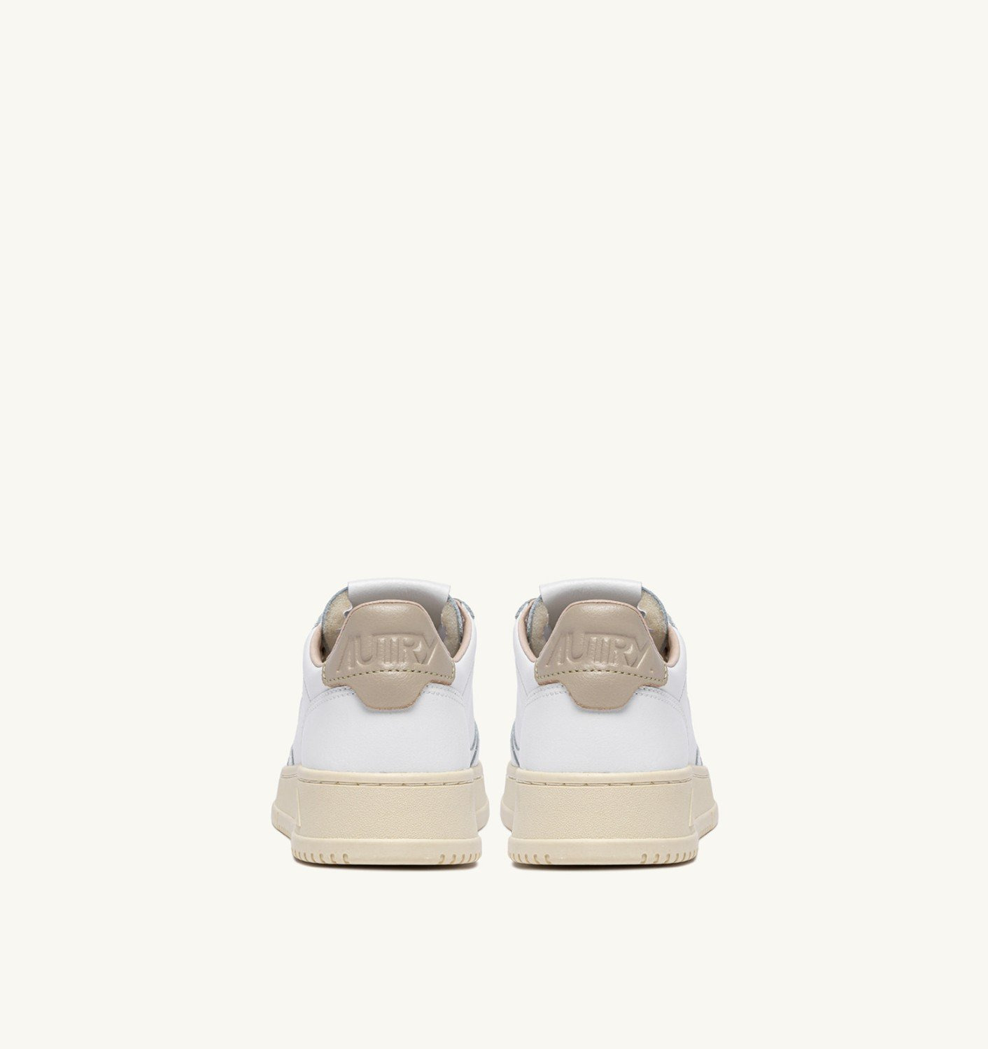 MEDALIST LOW SNEAKERS IN WHITE LEATHER AND TIDAL FOAM - 3