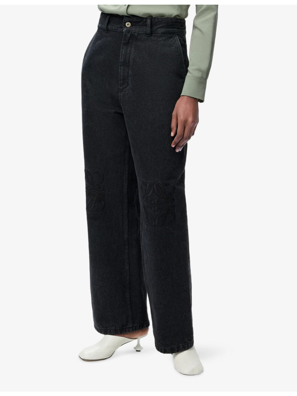 Anagram Baggy Denim Jeans - 3