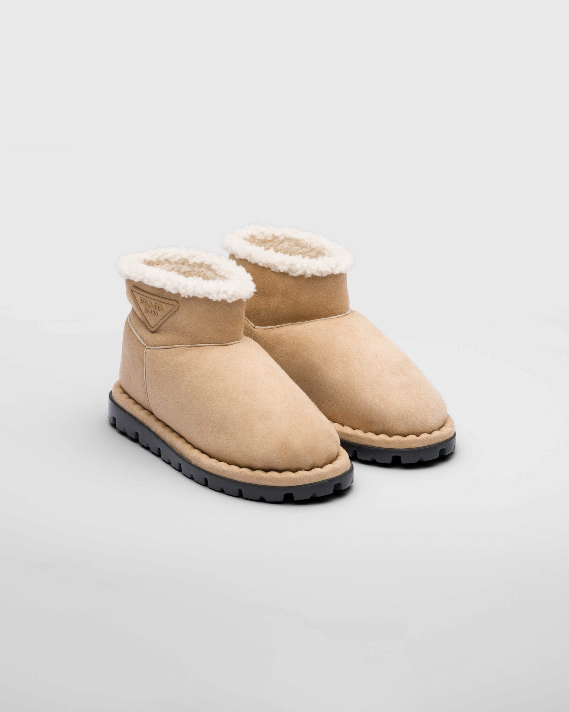 Shearling booties - 1