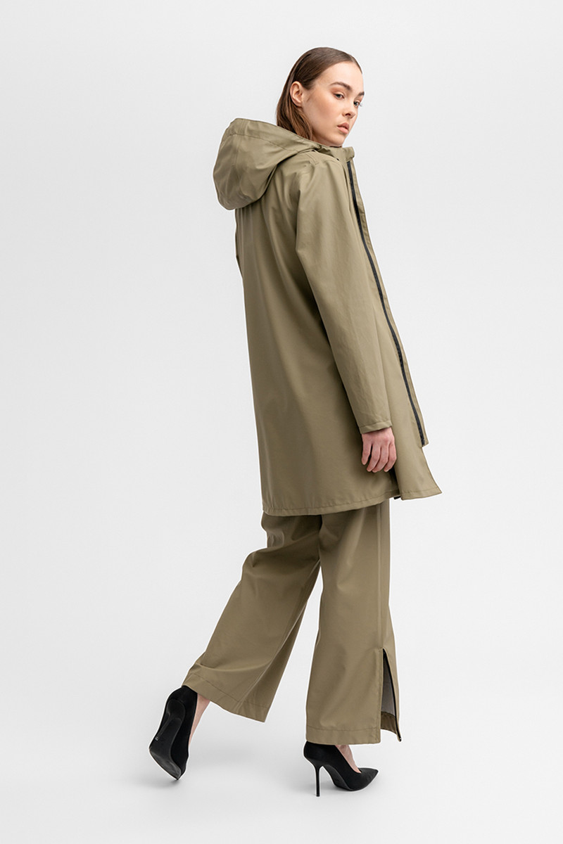 Mosebacke Lightweight Zip Raincoat Aloe 3